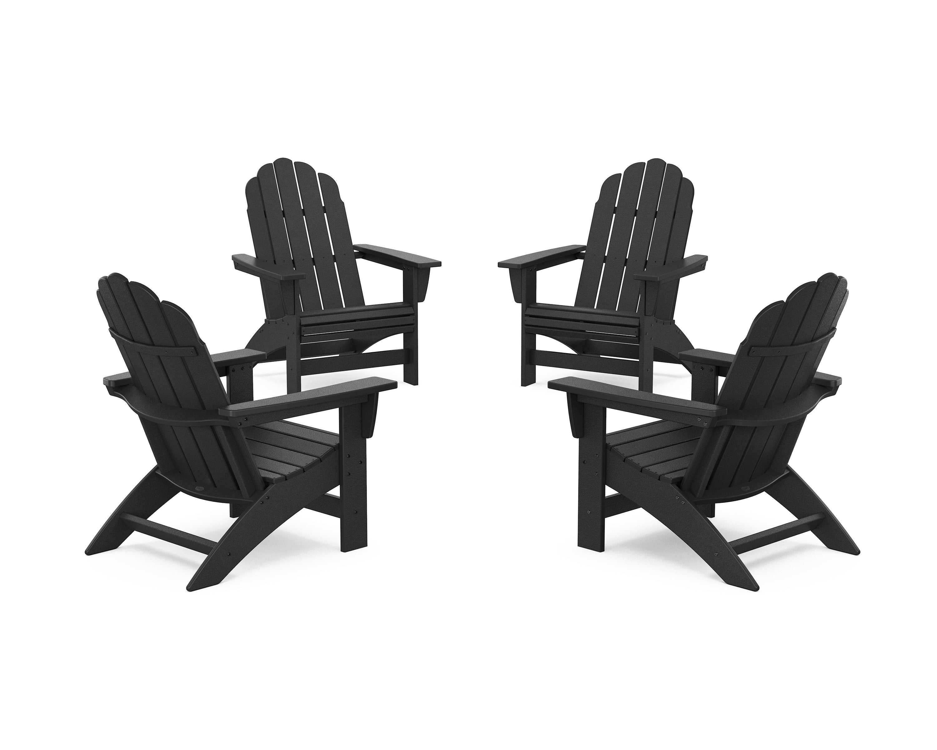 4-Piece Vineyard Grand Adirondack Chair Conversation Set