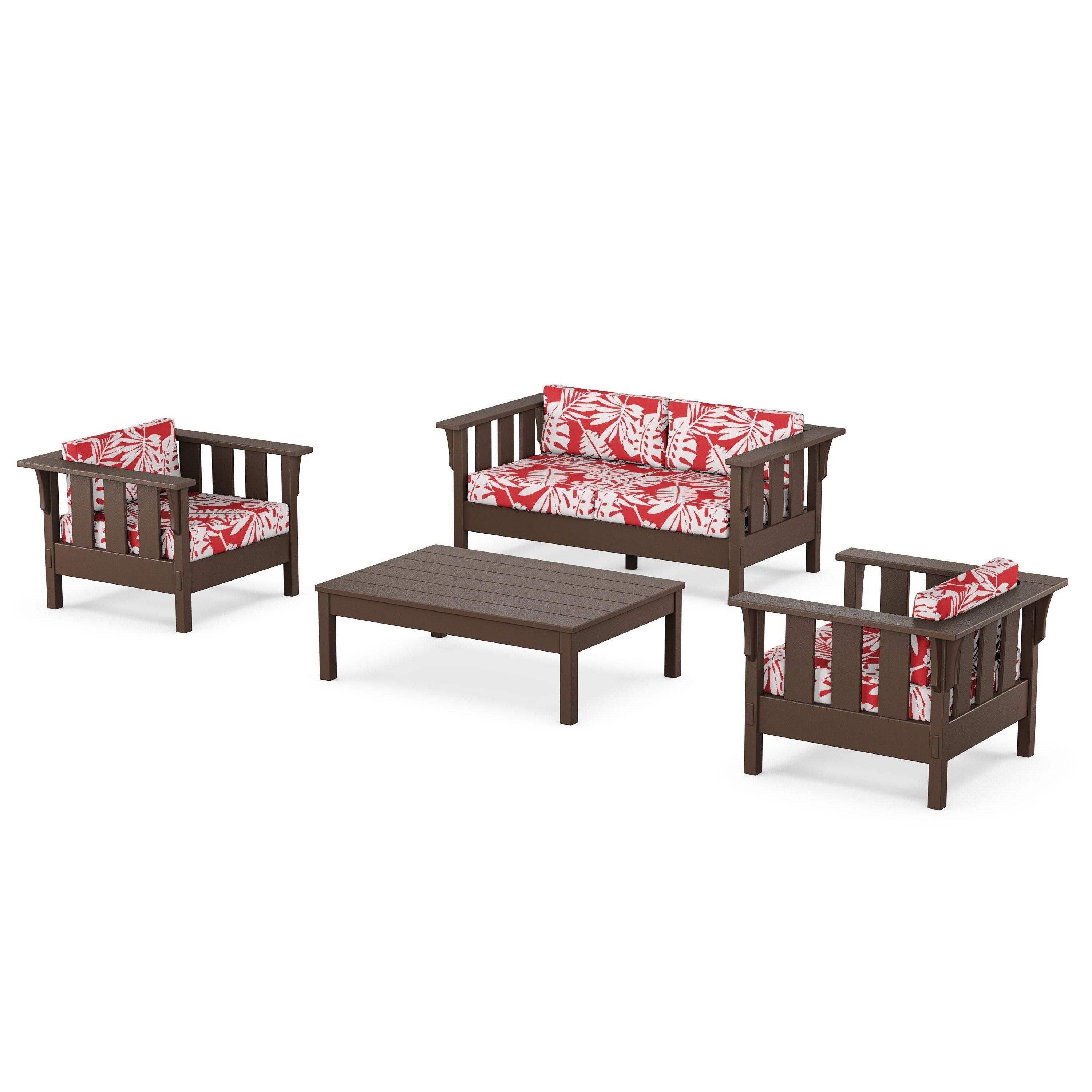 Acadia 4-Piece Deep Seating Set with Loveseat