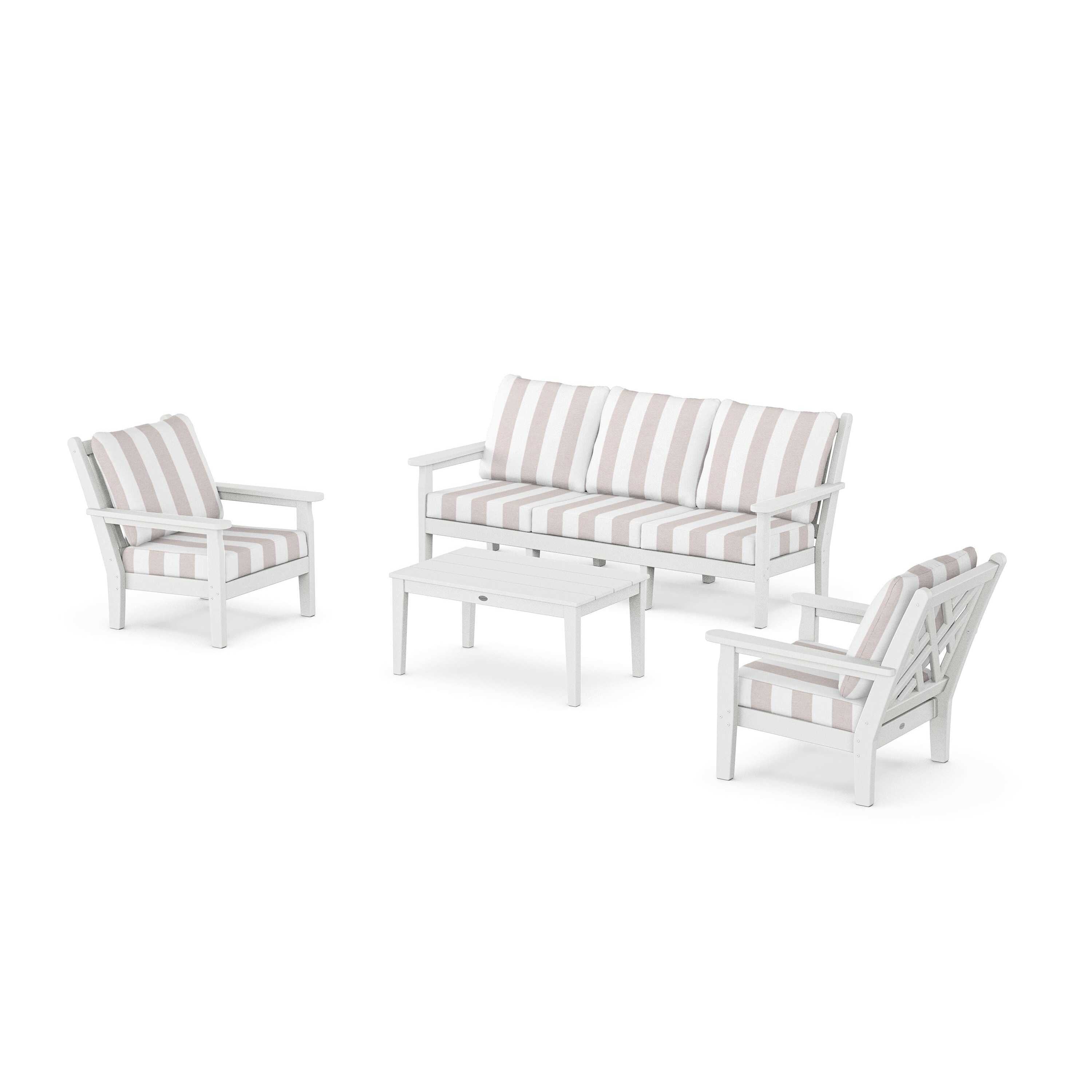Chippendale 4-Piece Deep Seating Set with Sofa