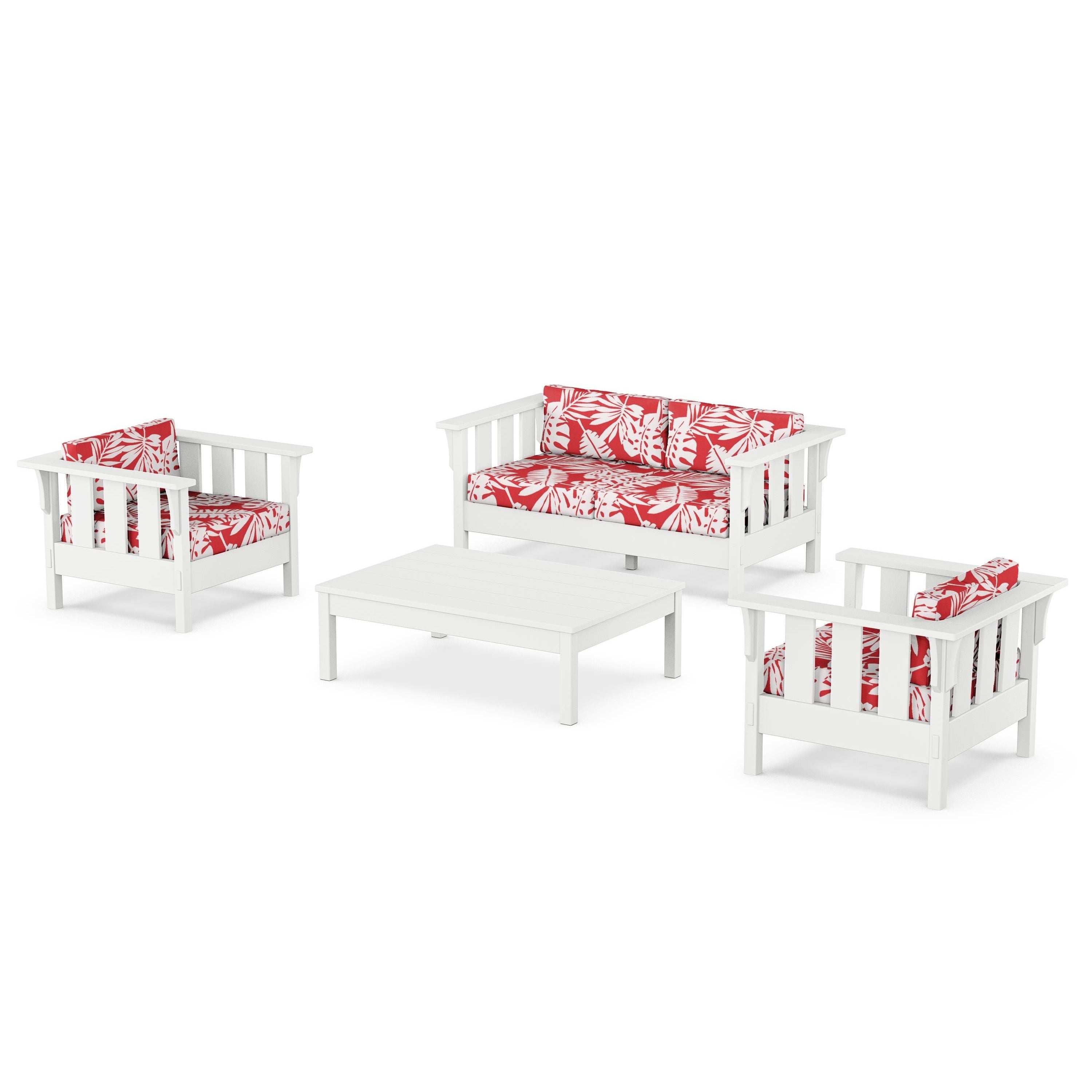Acadia 4-Piece Deep Seating Set with Loveseat