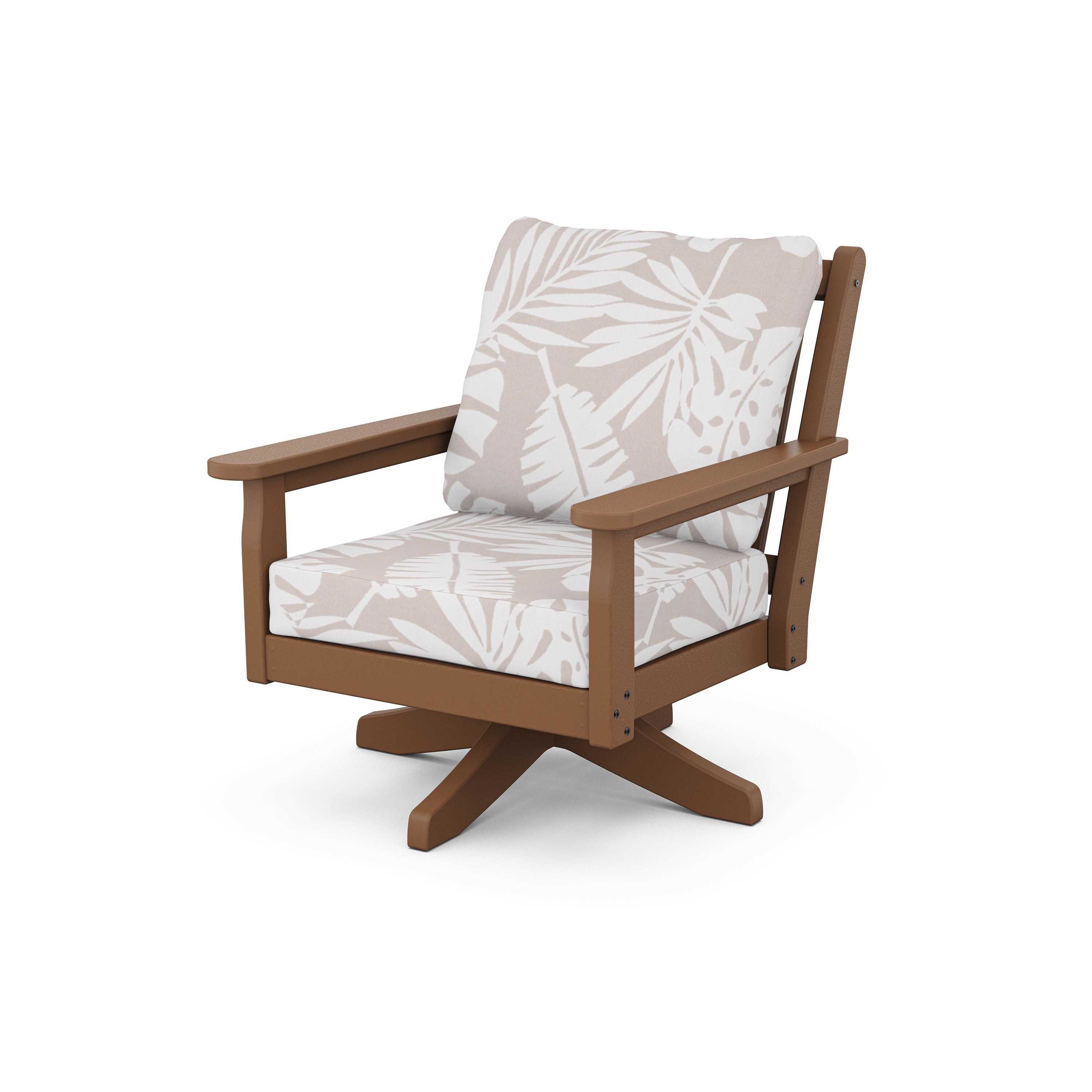 Chippendale Deep Seating Swivel Chair