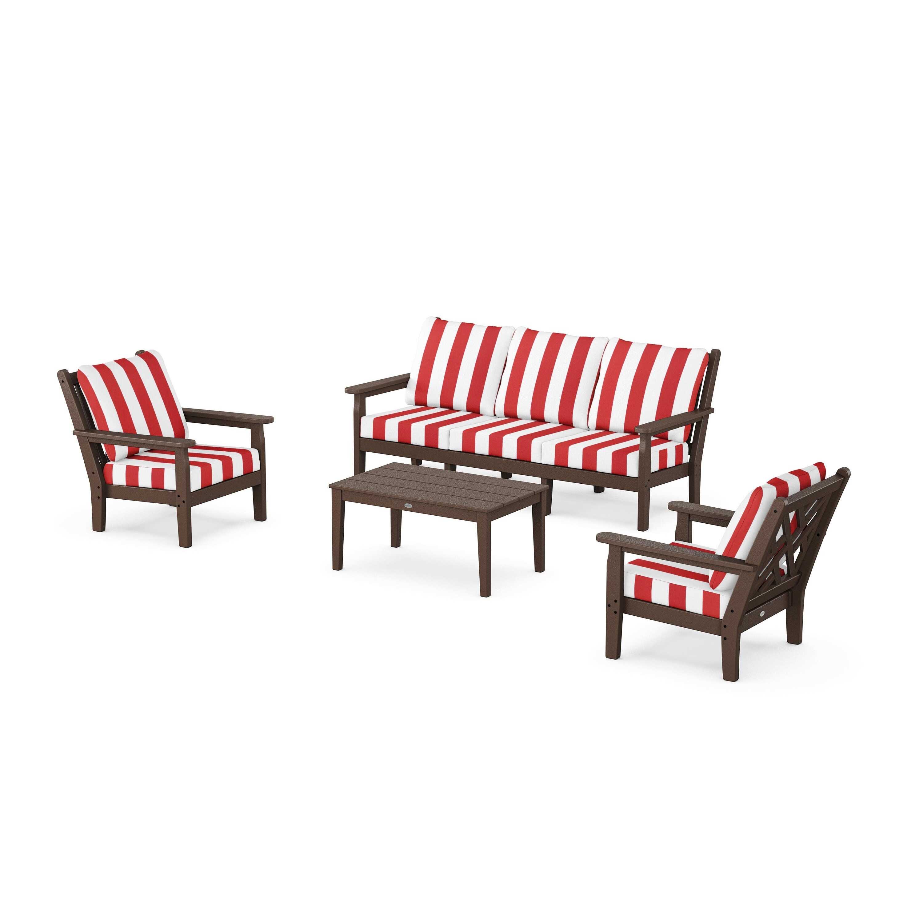 Chippendale 4-Piece Deep Seating Set with Sofa