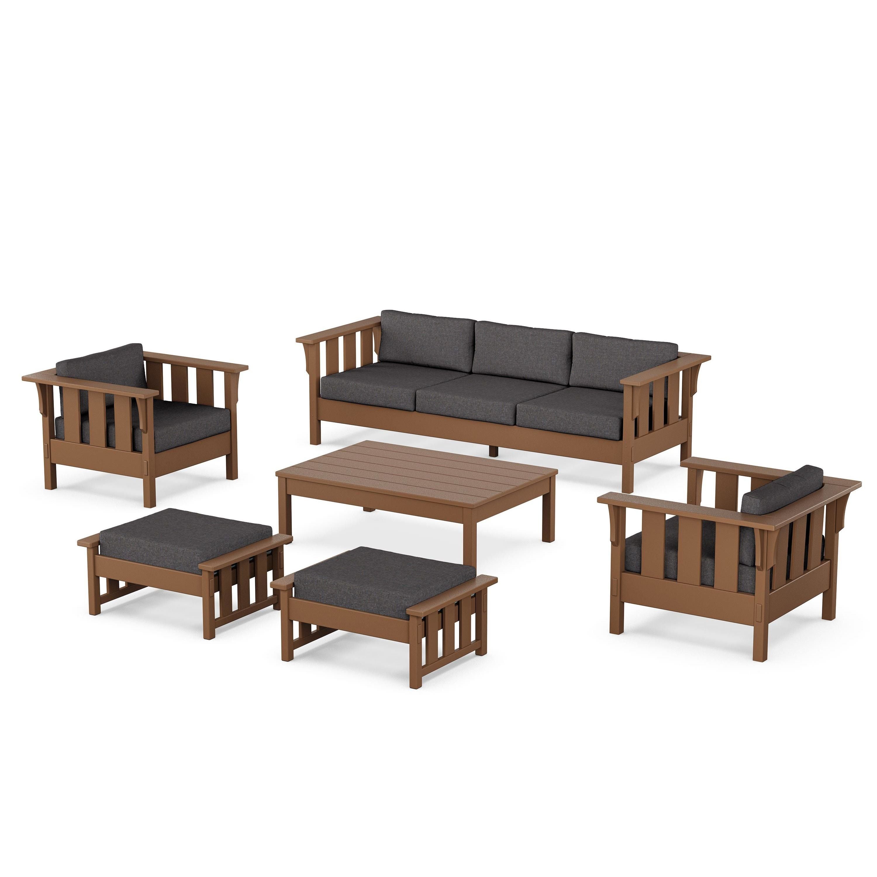 Acadia 6-Piece Lounge Sofa Set