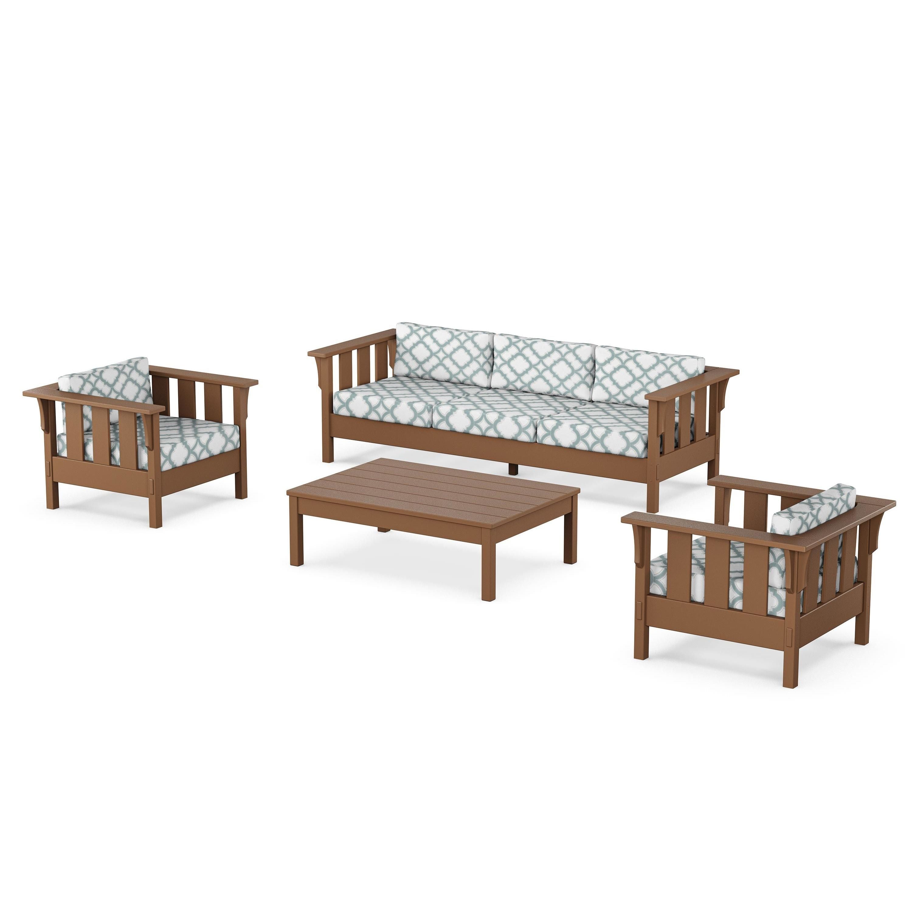 Acadia 4-Piece Deep Seating Set with Sofa