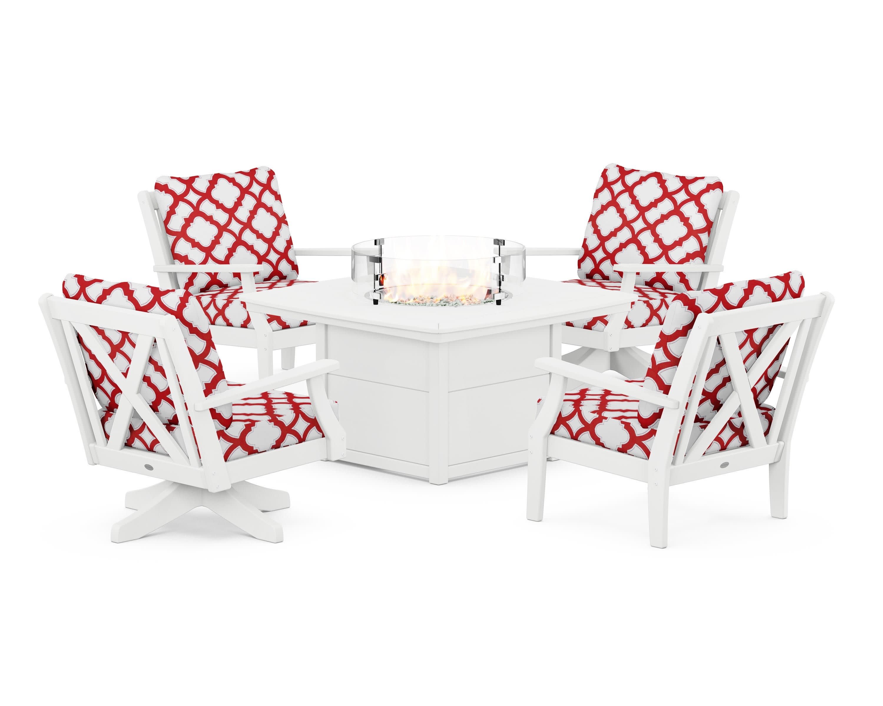 Braxton 5-Piece Deep Seating Set with Fire Table