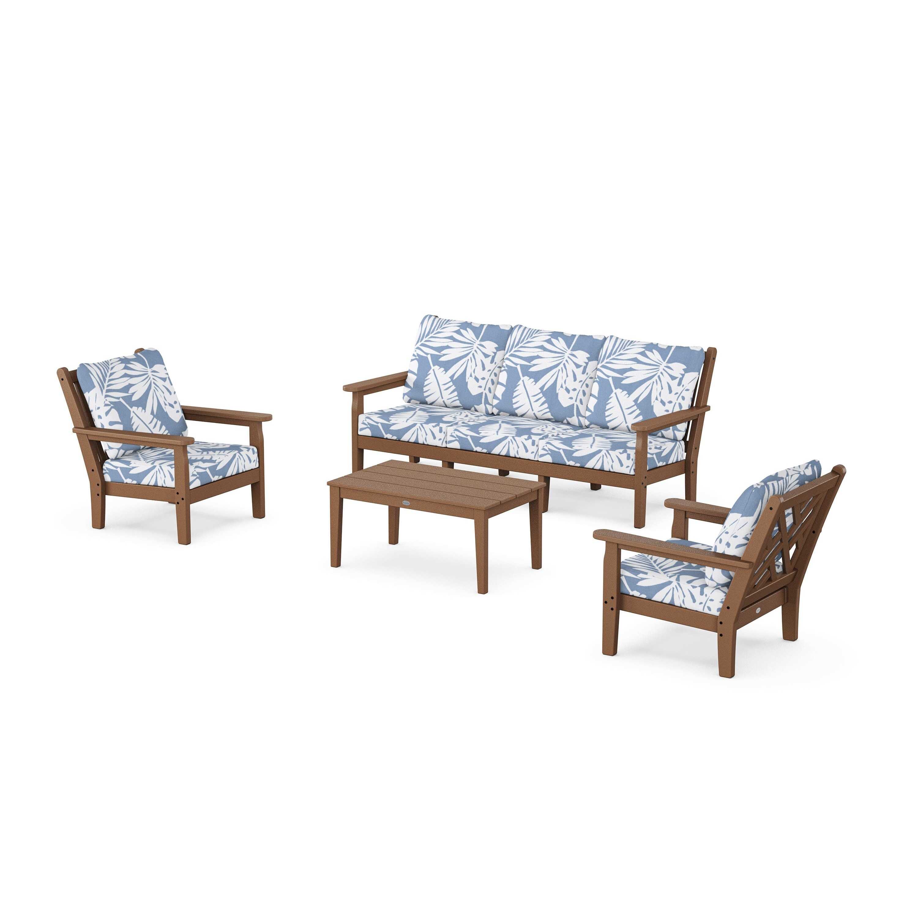 Chippendale 4-Piece Deep Seating Set with Sofa
