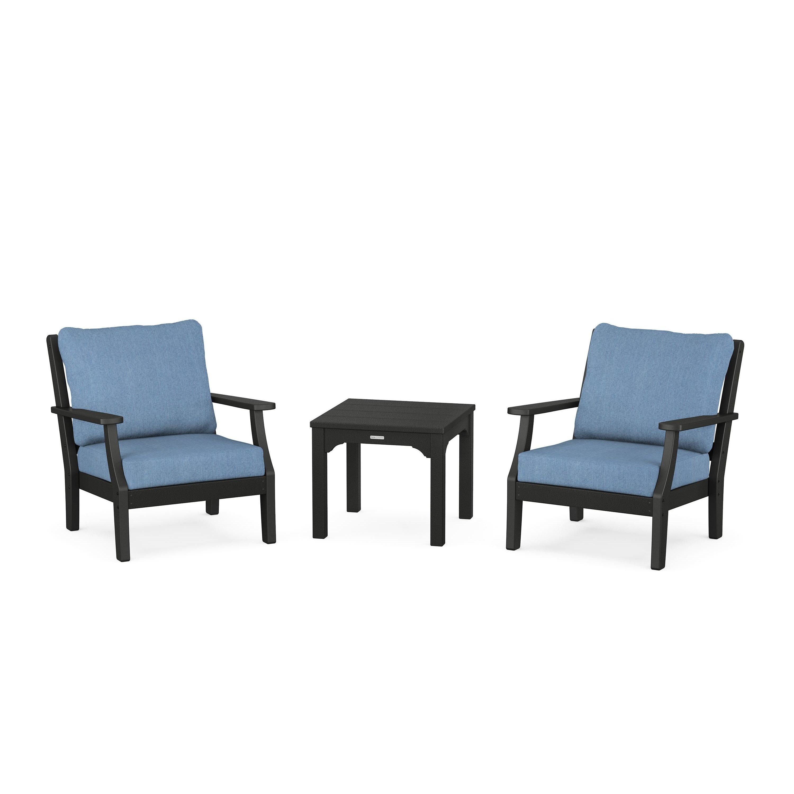 Chinoiserie 3-Piece Deep Seating Set