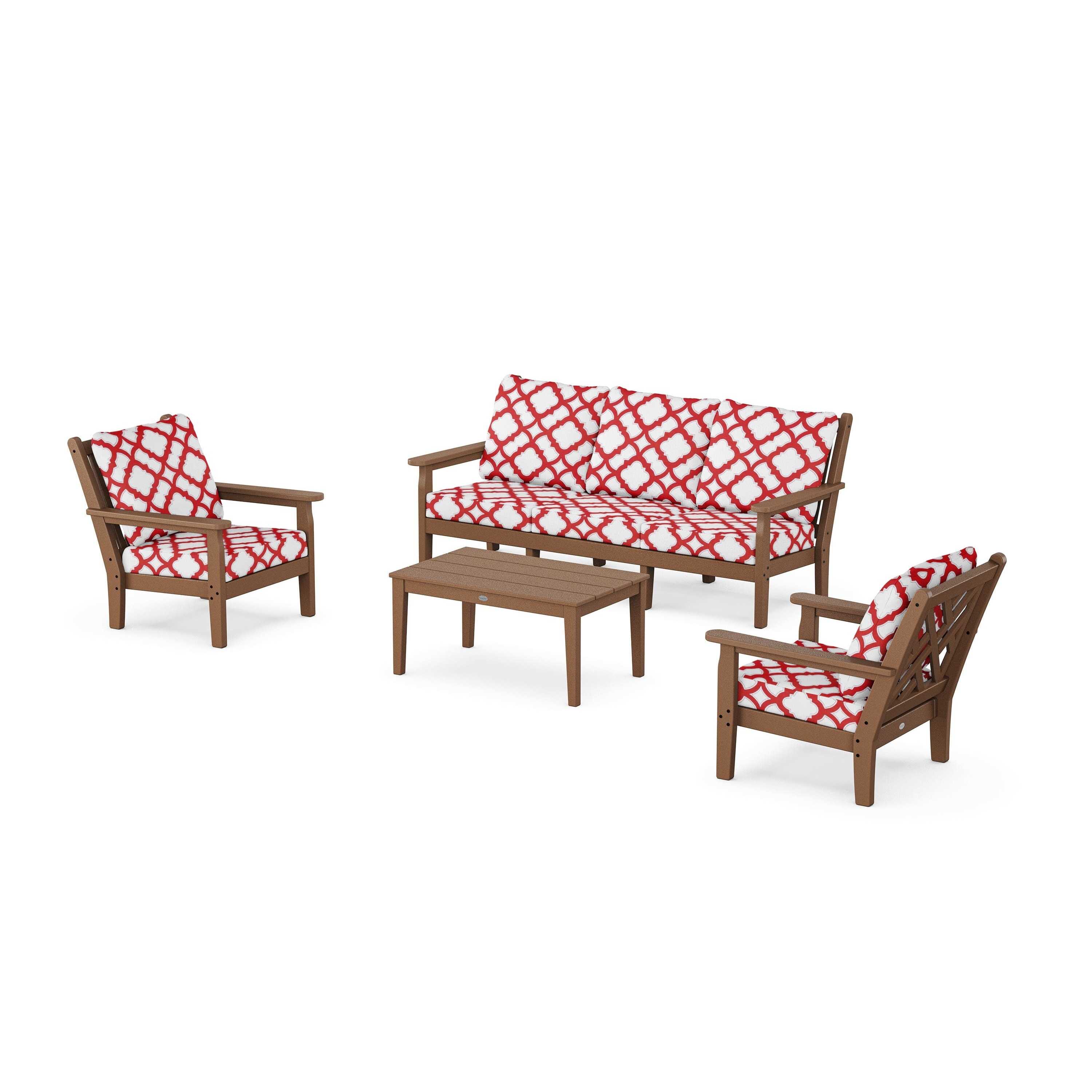 Chippendale 4-Piece Deep Seating Set with Sofa