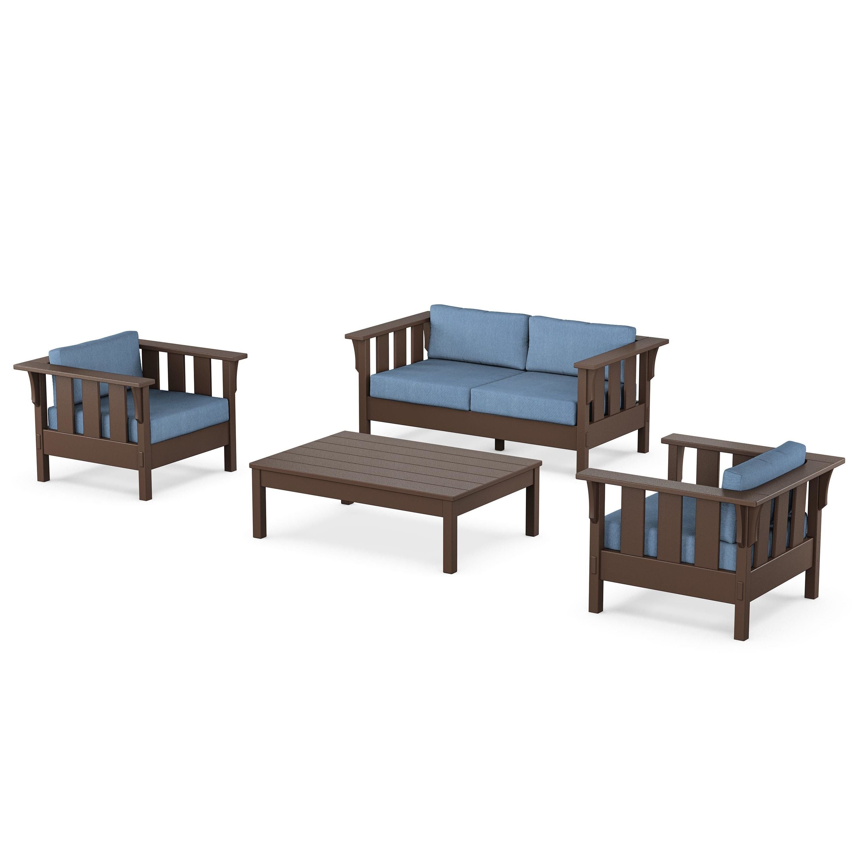 Acadia 4-Piece Deep Seating Set with Loveseat