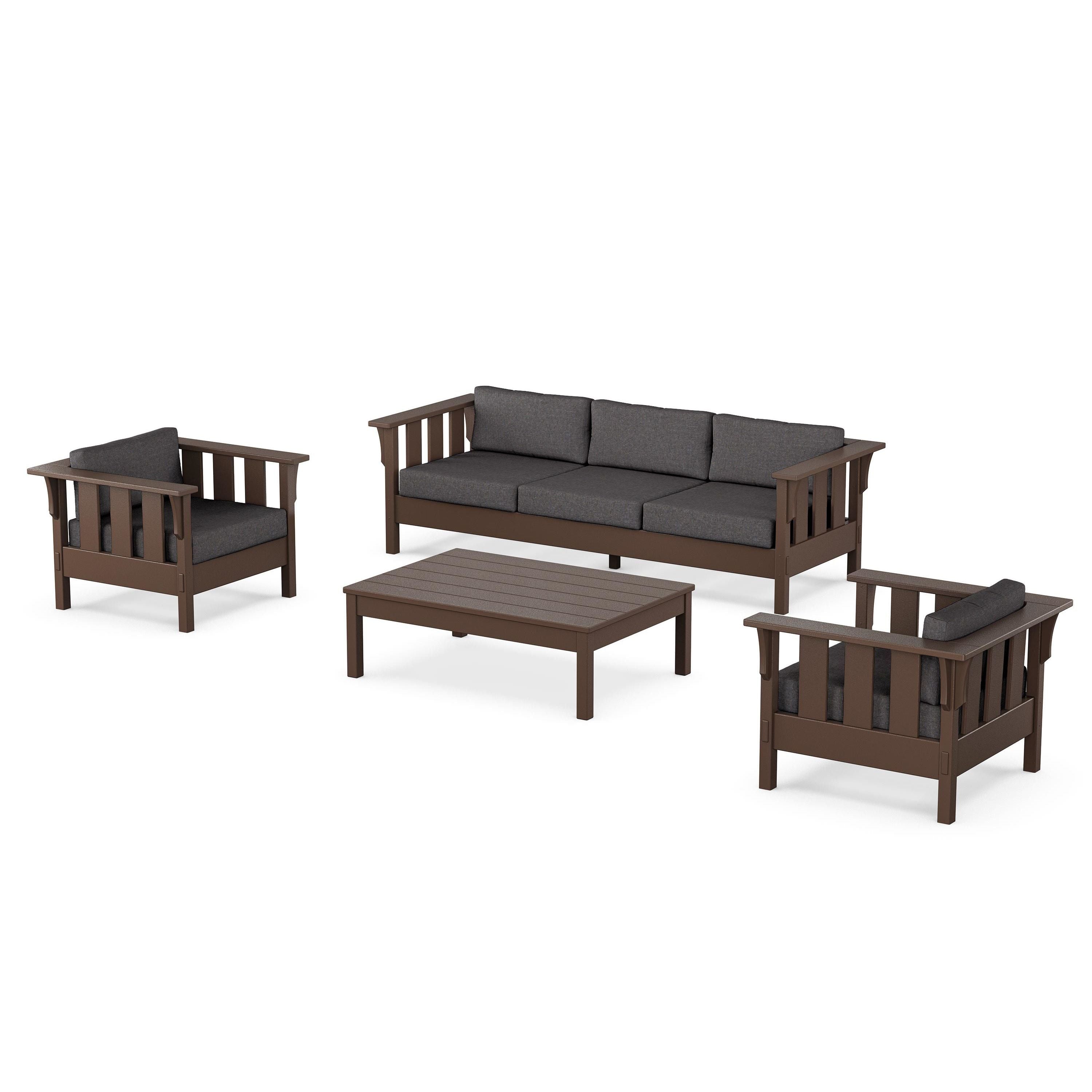 Acadia 4-Piece Deep Seating Set with Sofa