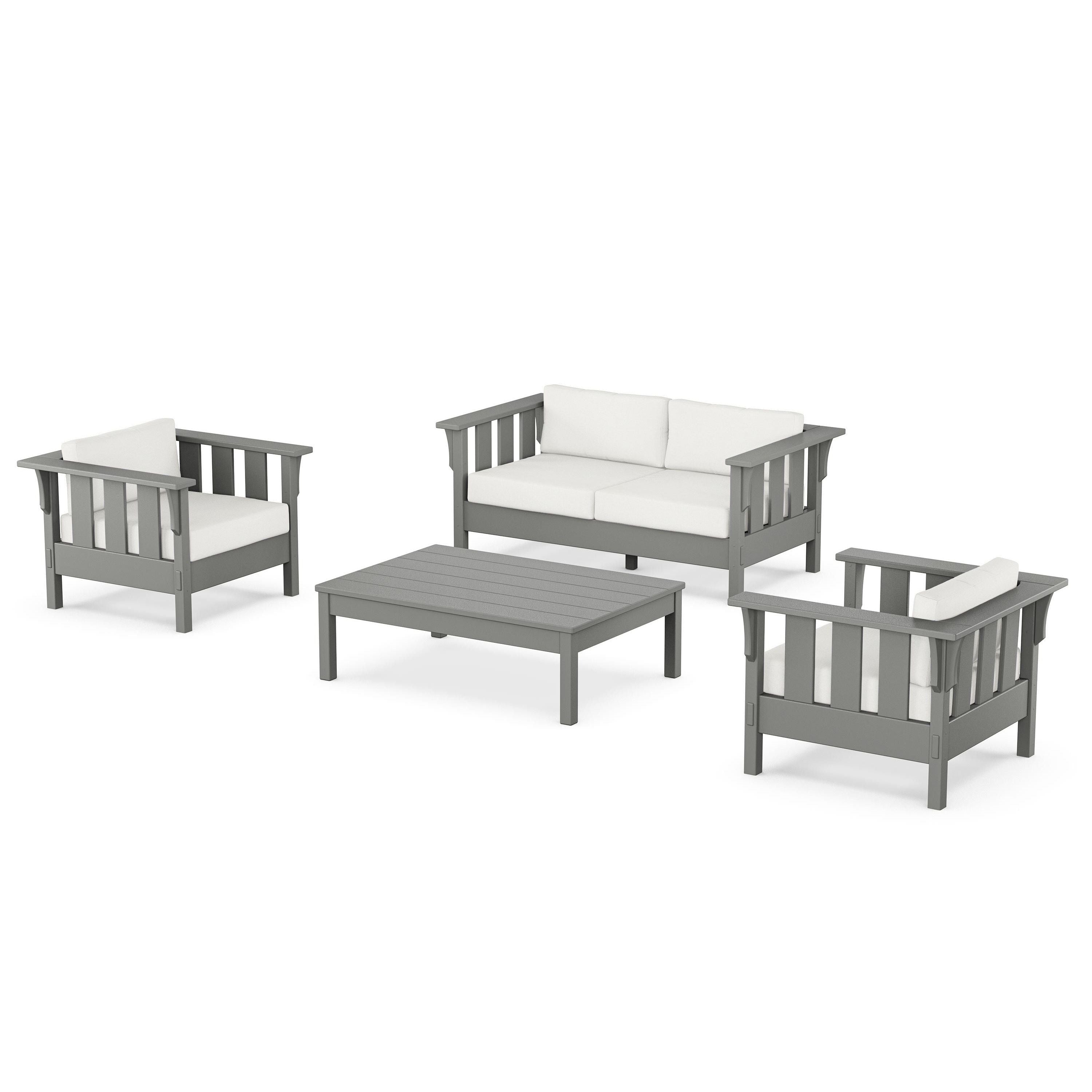 Acadia 4-Piece Deep Seating Set with Loveseat