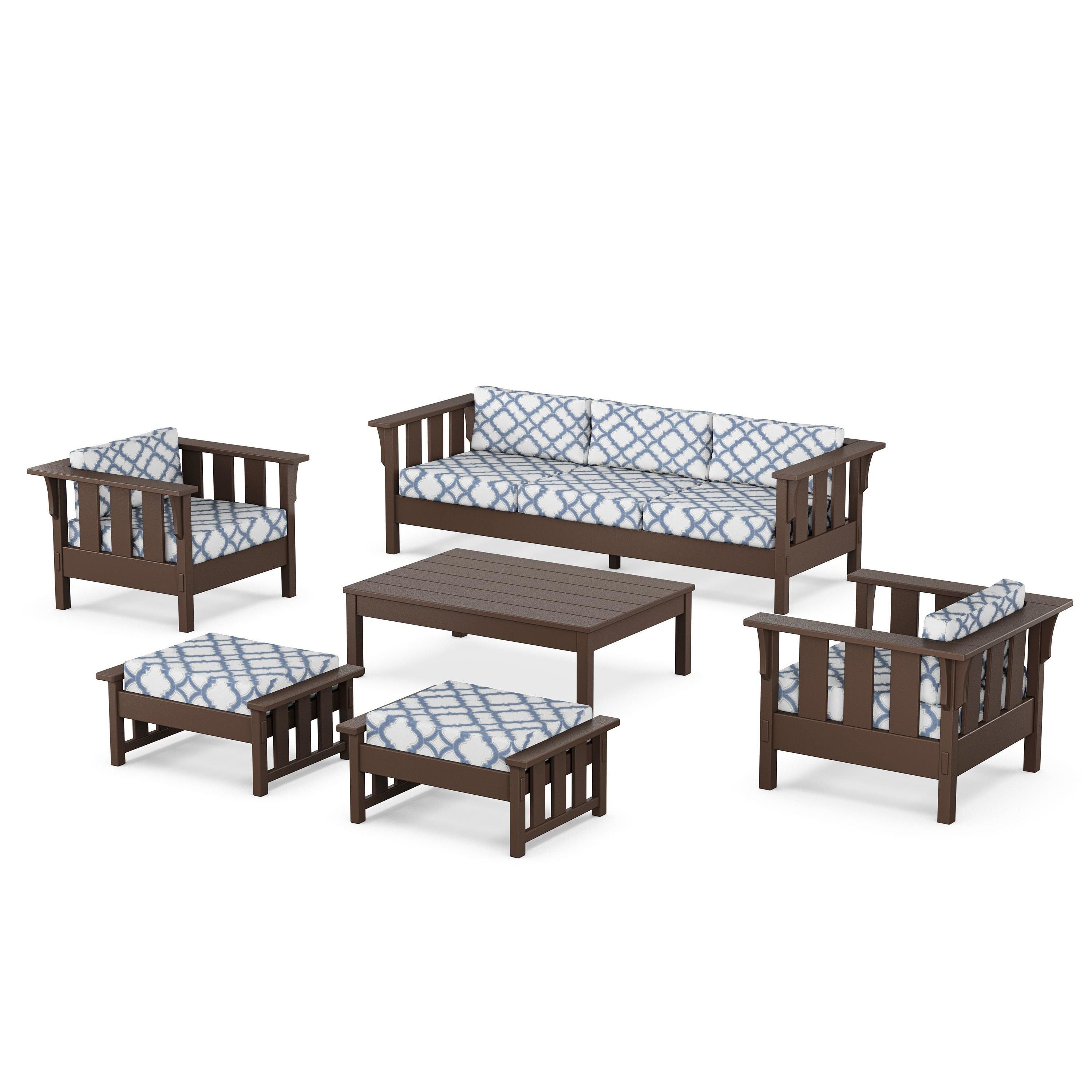 Acadia 6-Piece Lounge Sofa Set