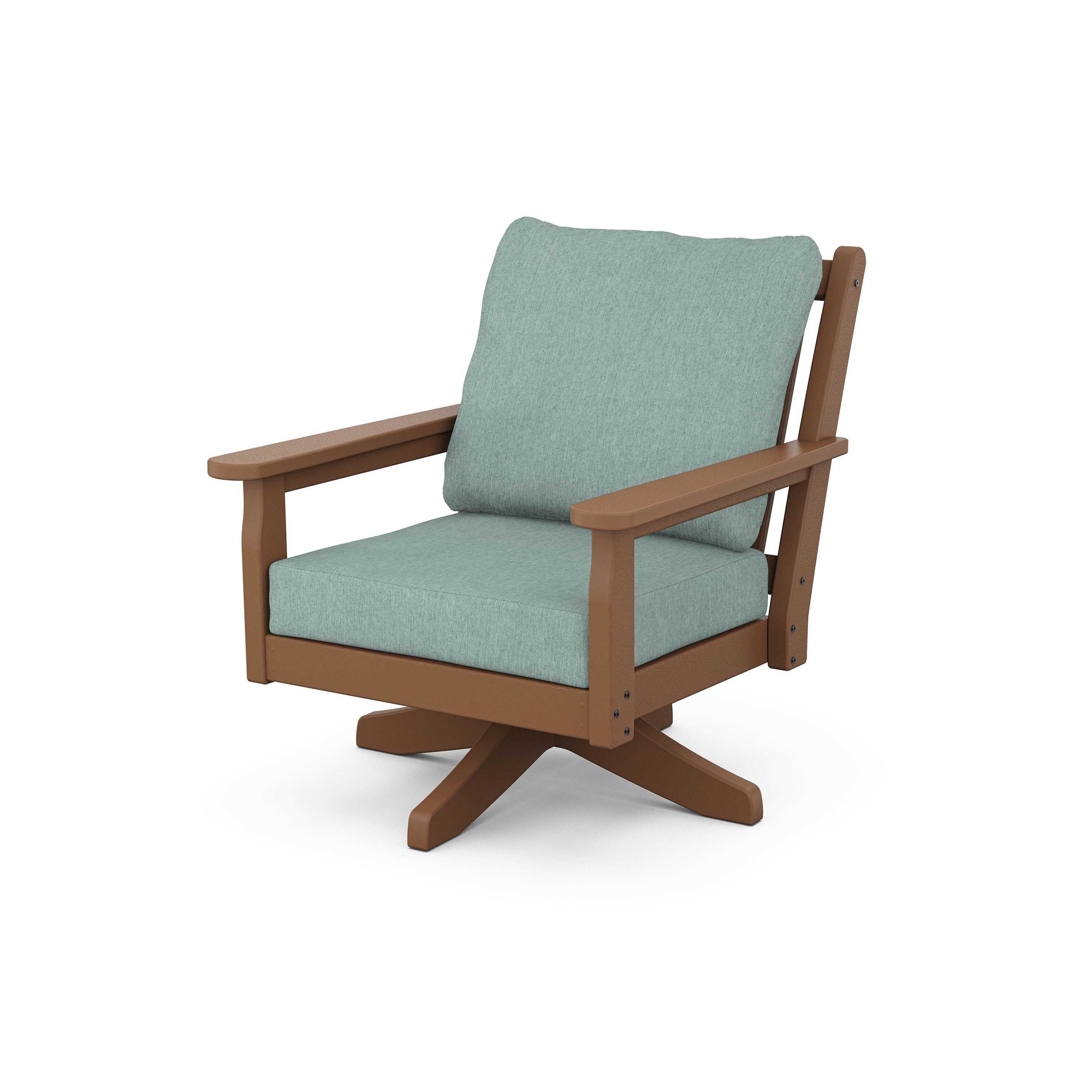 Chippendale Deep Seating Swivel Chair