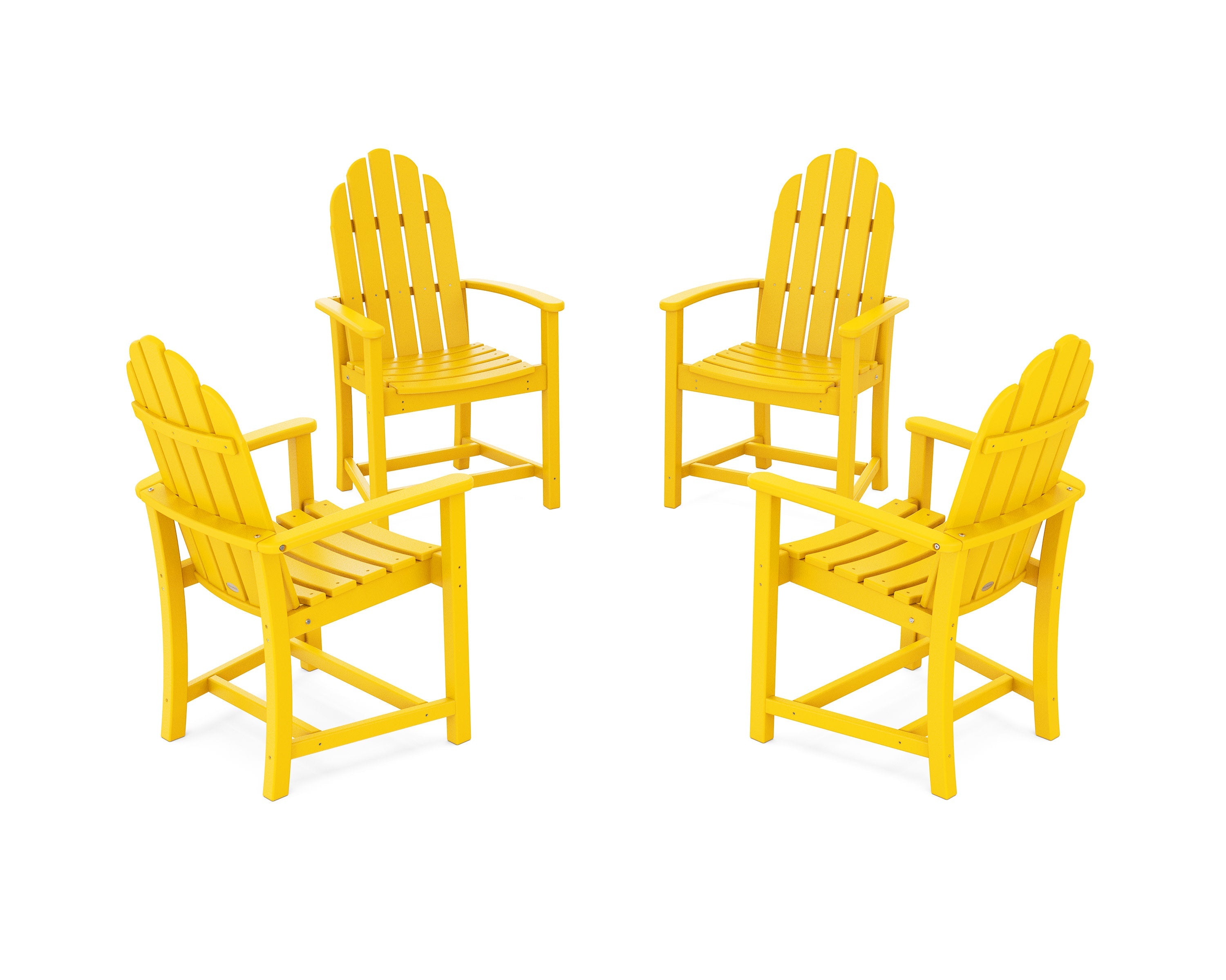 Classic 4-Piece Upright Adirondack Conversation Set