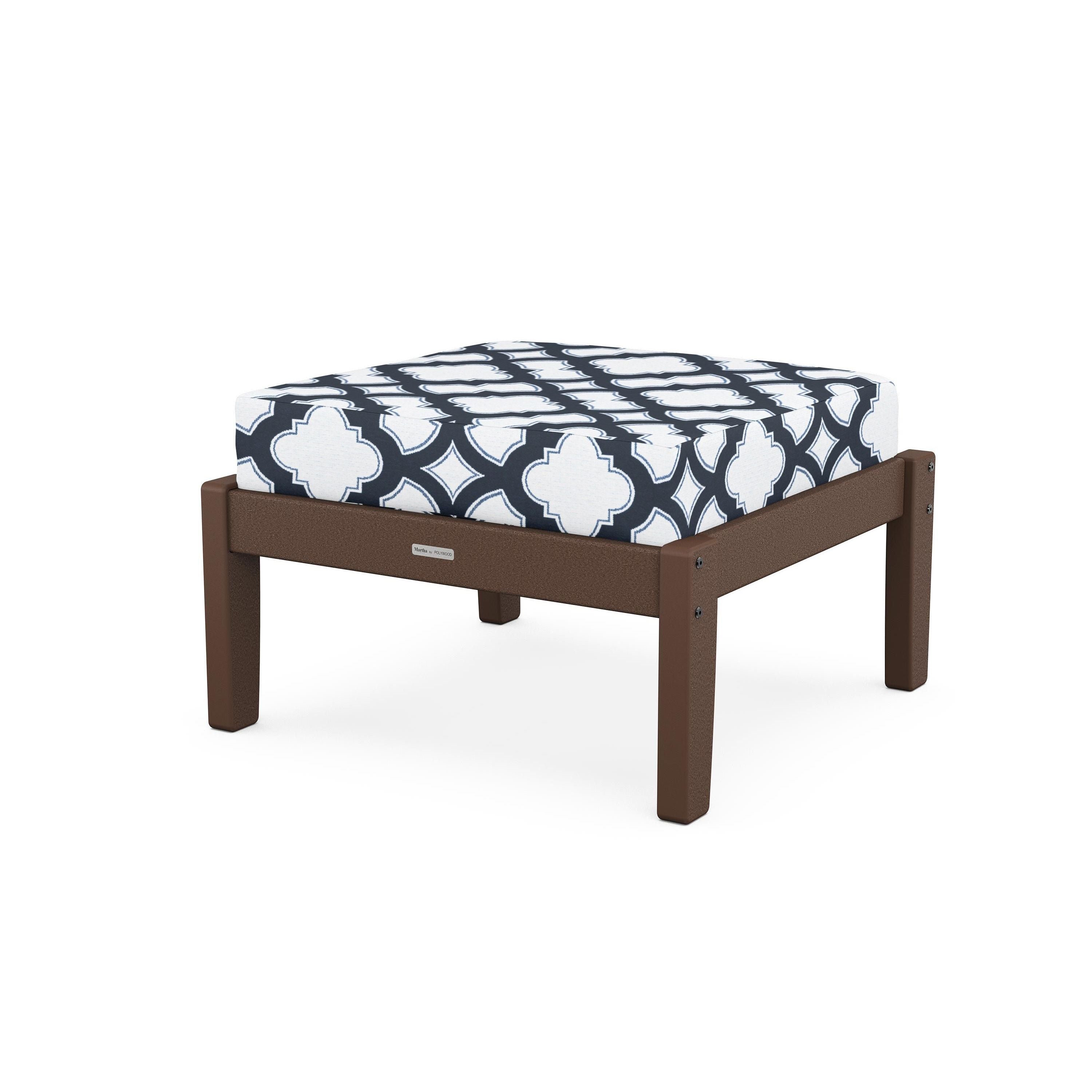 Chinoiserie Deep Seating Ottoman