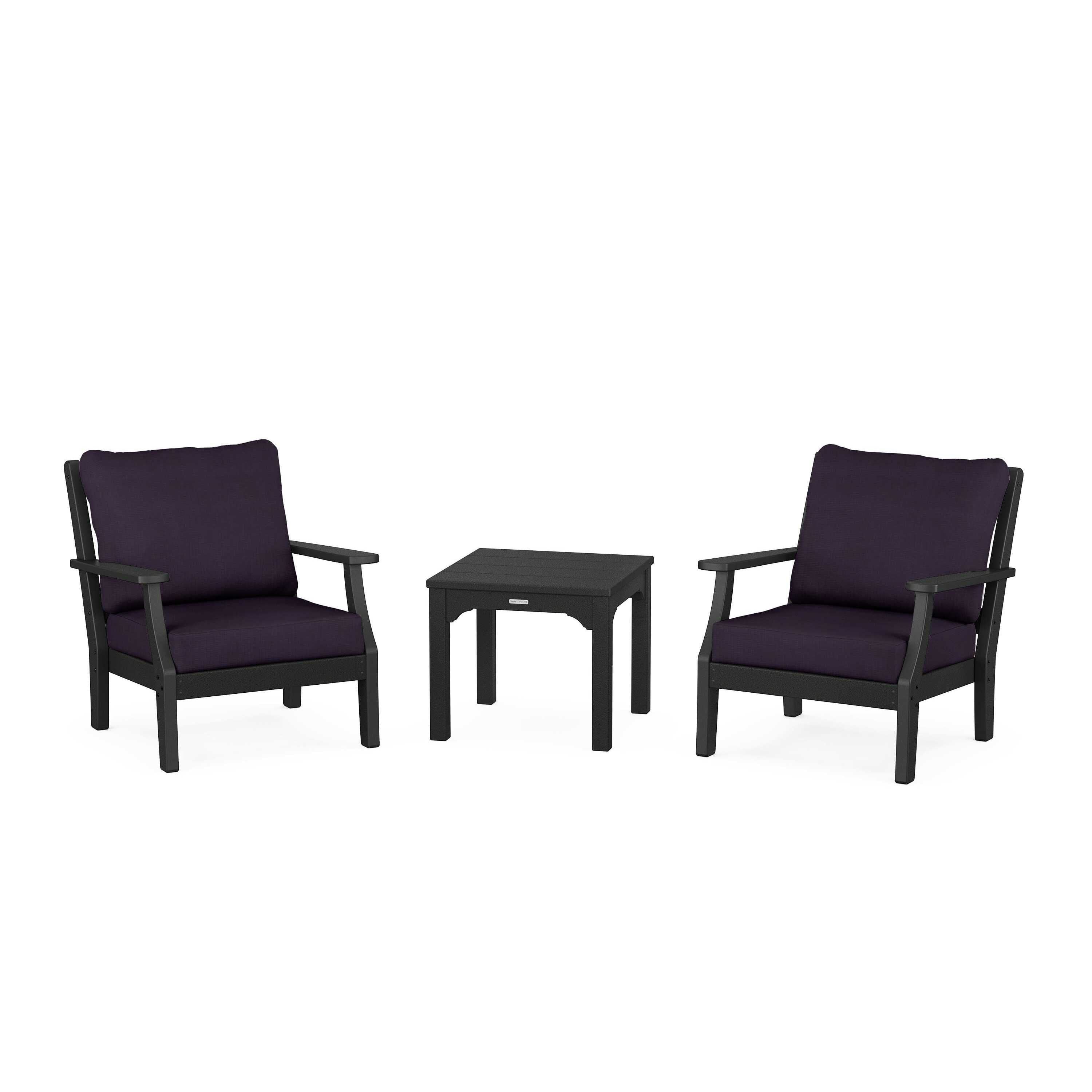 Chinoiserie 3-Piece Deep Seating Set