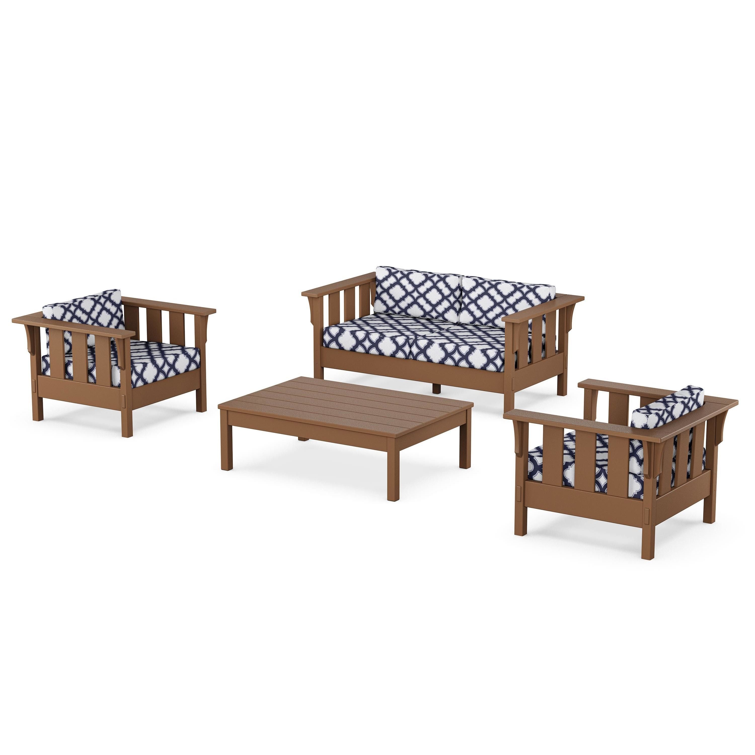 Acadia 4-Piece Deep Seating Set with Loveseat