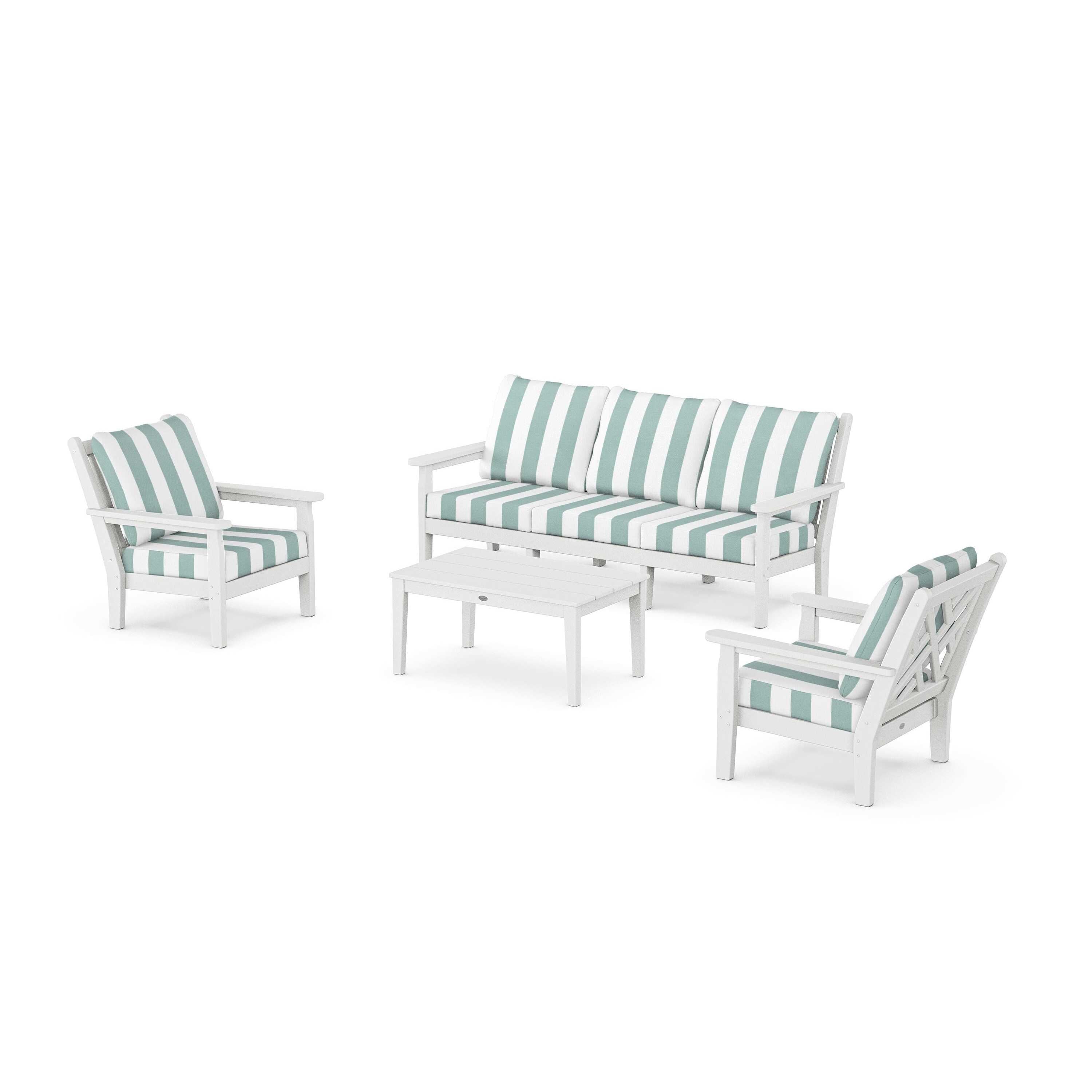 Chippendale 4-Piece Deep Seating Set with Sofa