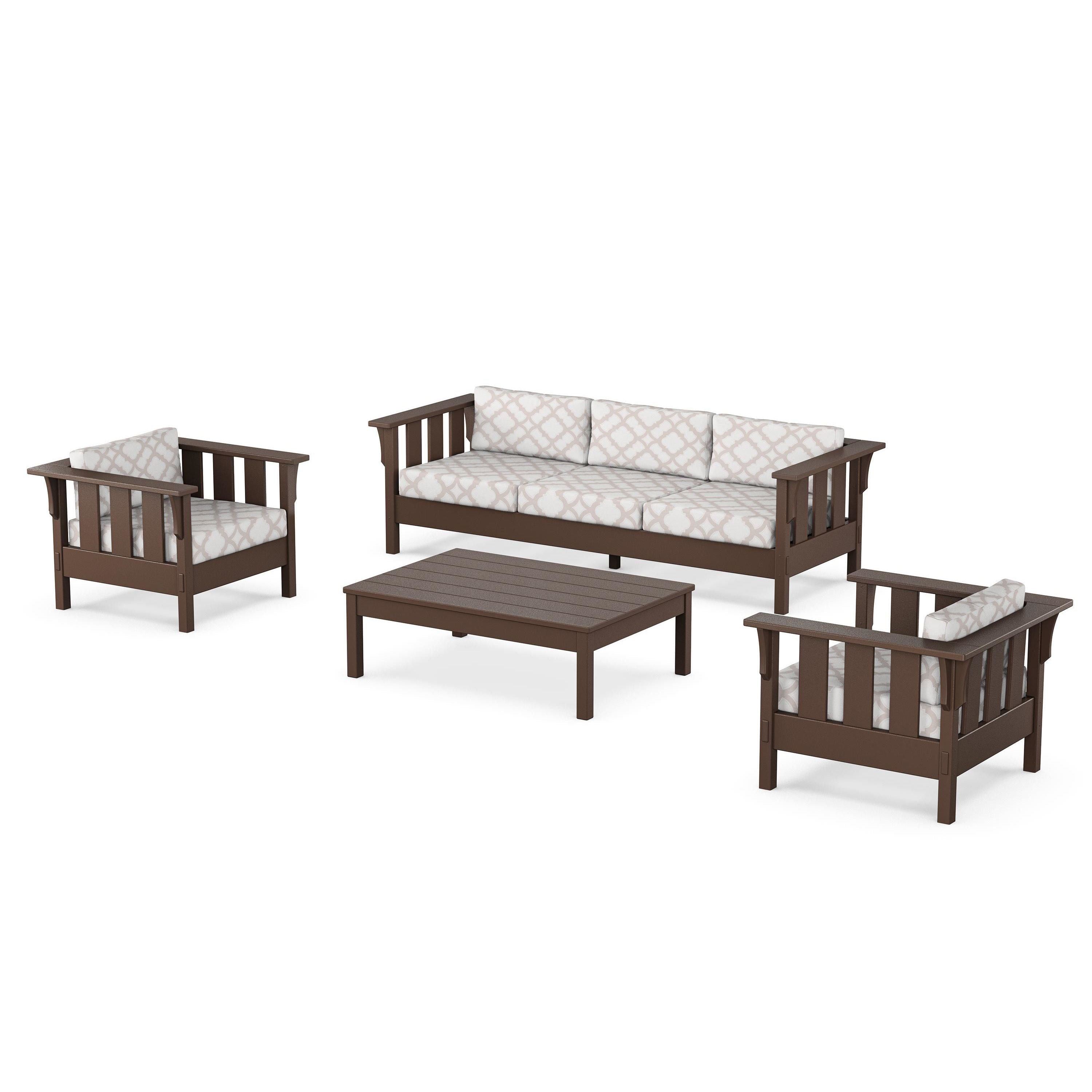 Acadia 4-Piece Deep Seating Set with Sofa