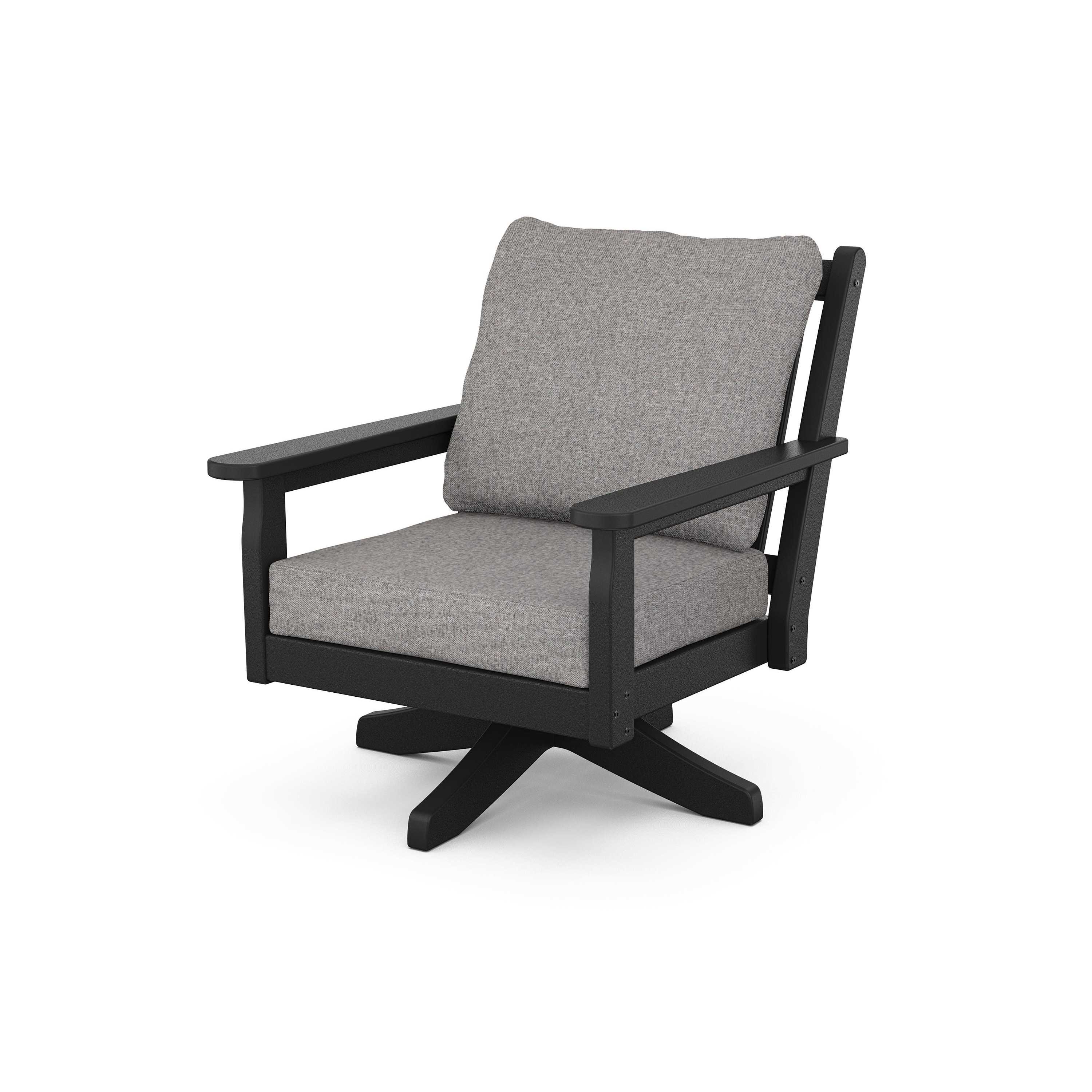 Chippendale Deep Seating Swivel Chair