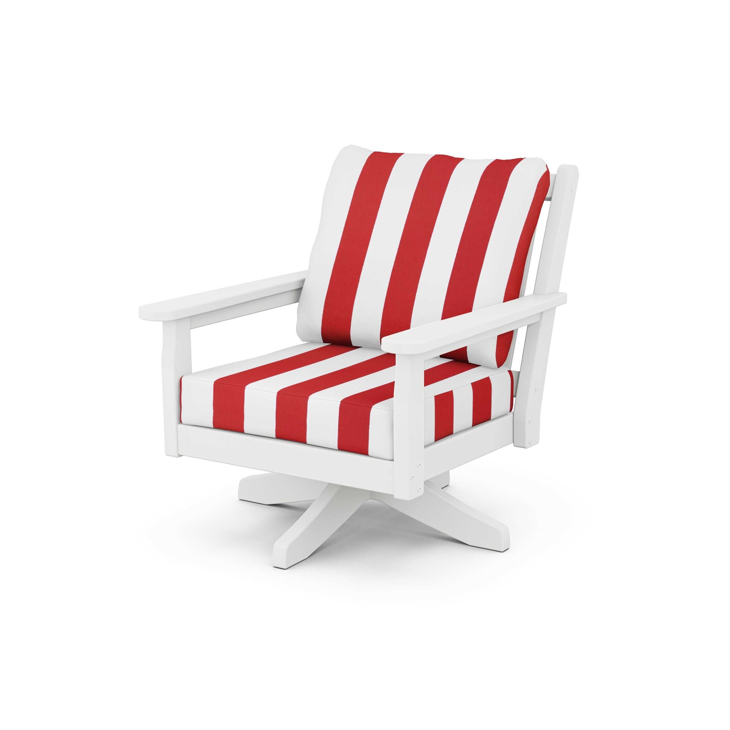 Chippendale Deep Seating Swivel Chair