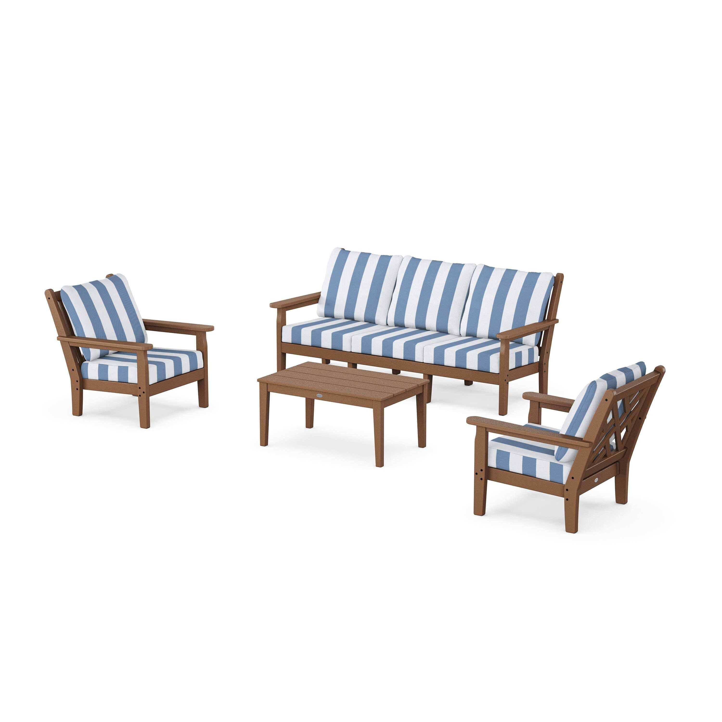 Chippendale 4-Piece Deep Seating Set with Sofa
