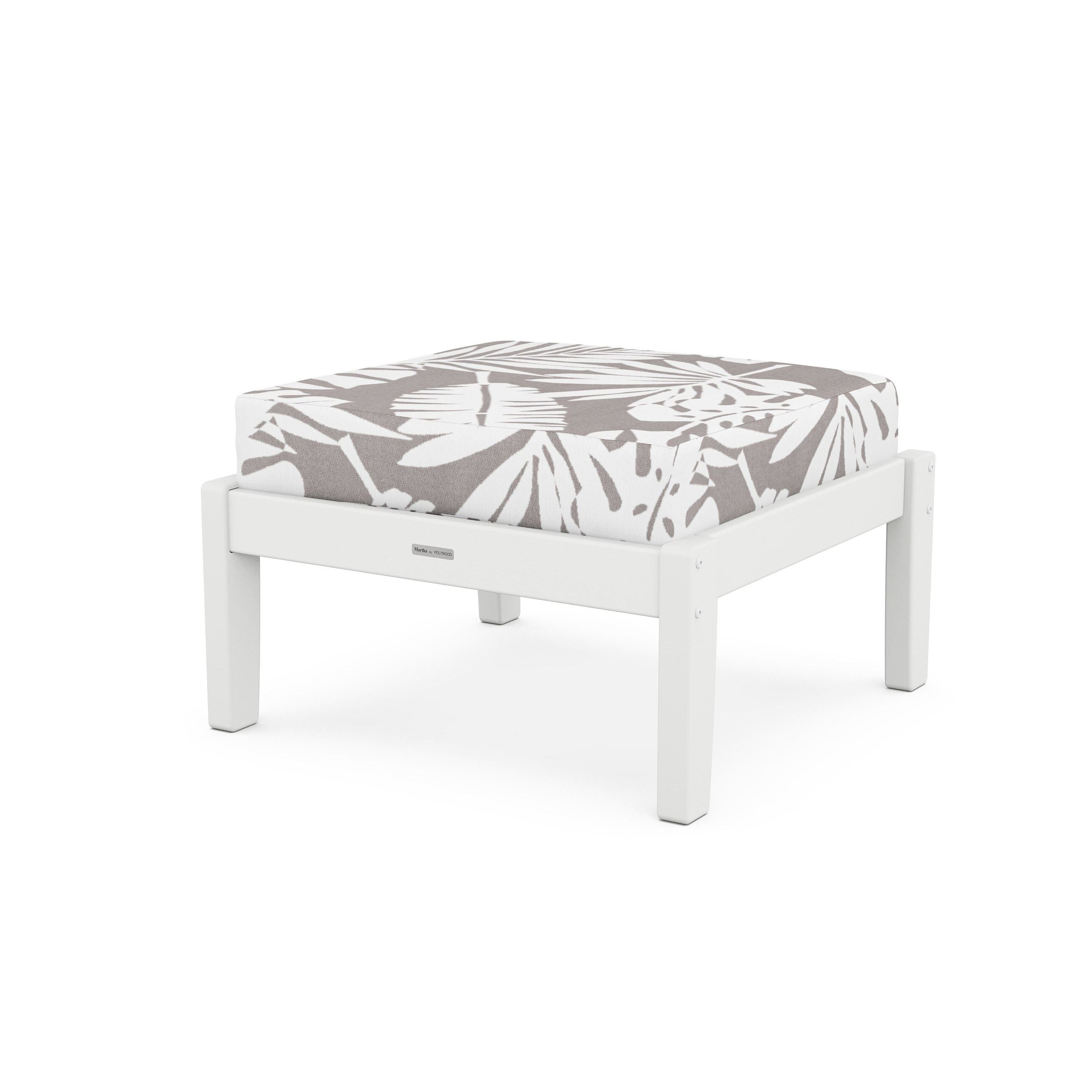 Chinoiserie Deep Seating Ottoman