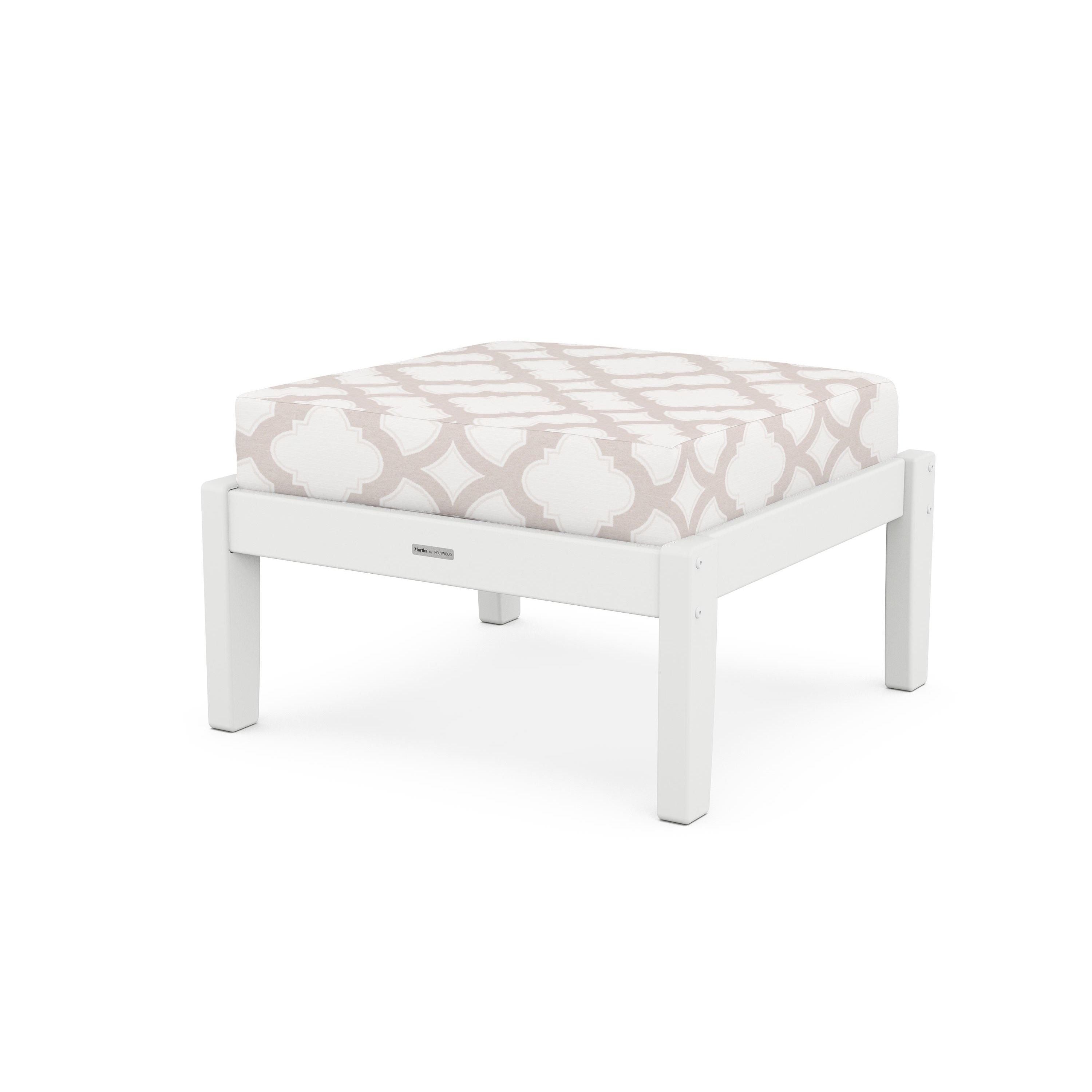 Chinoiserie Deep Seating Ottoman