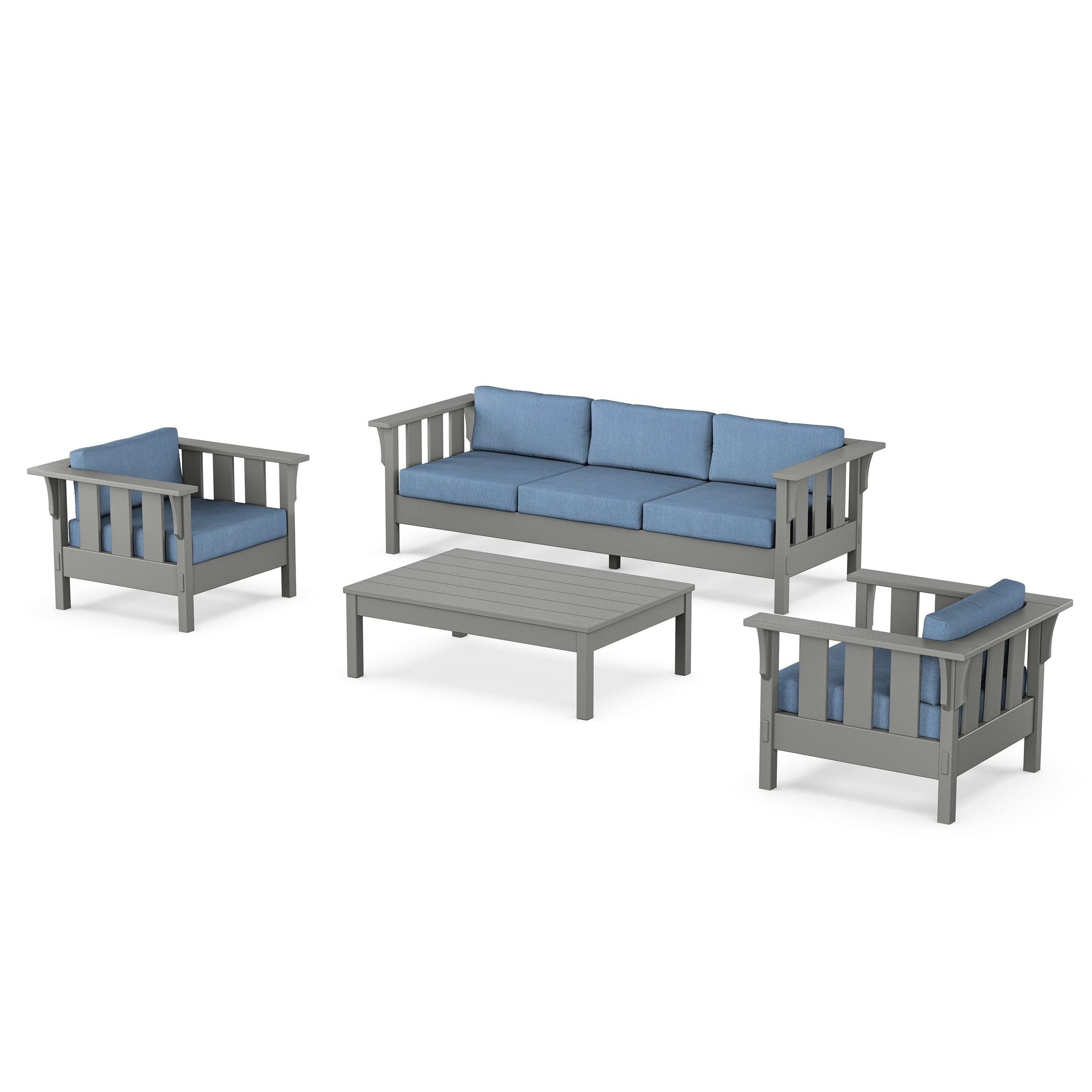 Acadia 4-Piece Deep Seating Set with Sofa