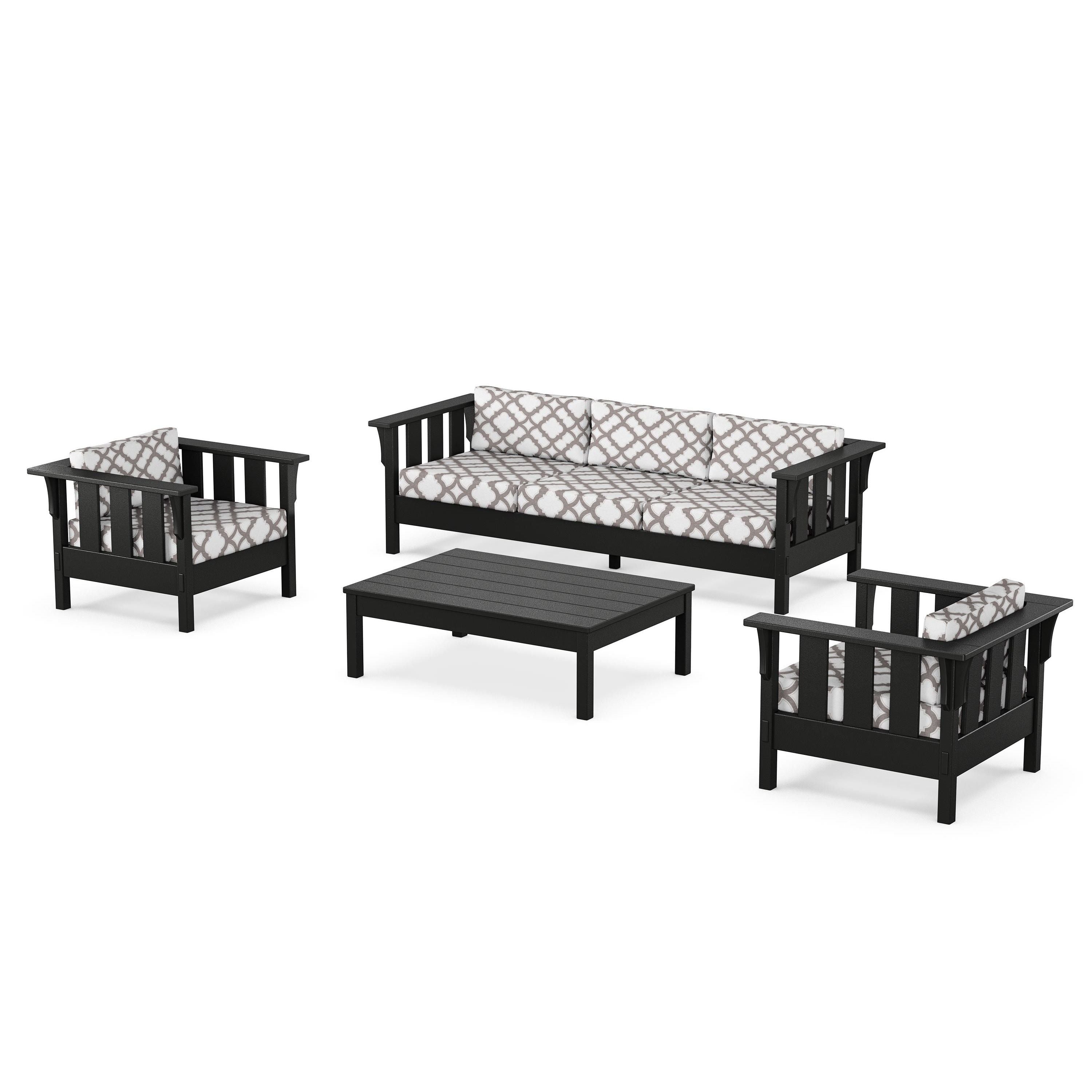 Acadia 4-Piece Deep Seating Set with Sofa