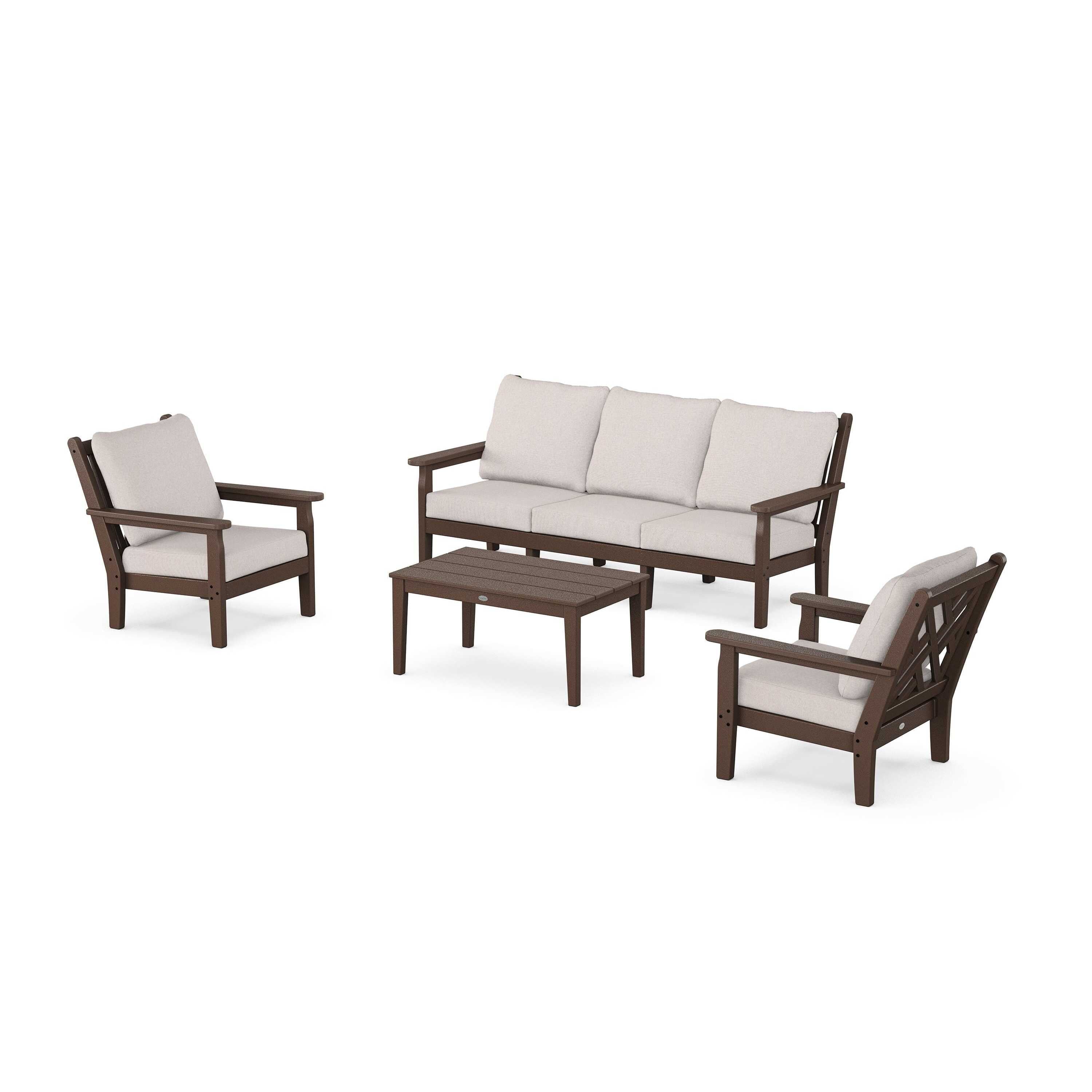 Chippendale 4-Piece Deep Seating Set with Sofa