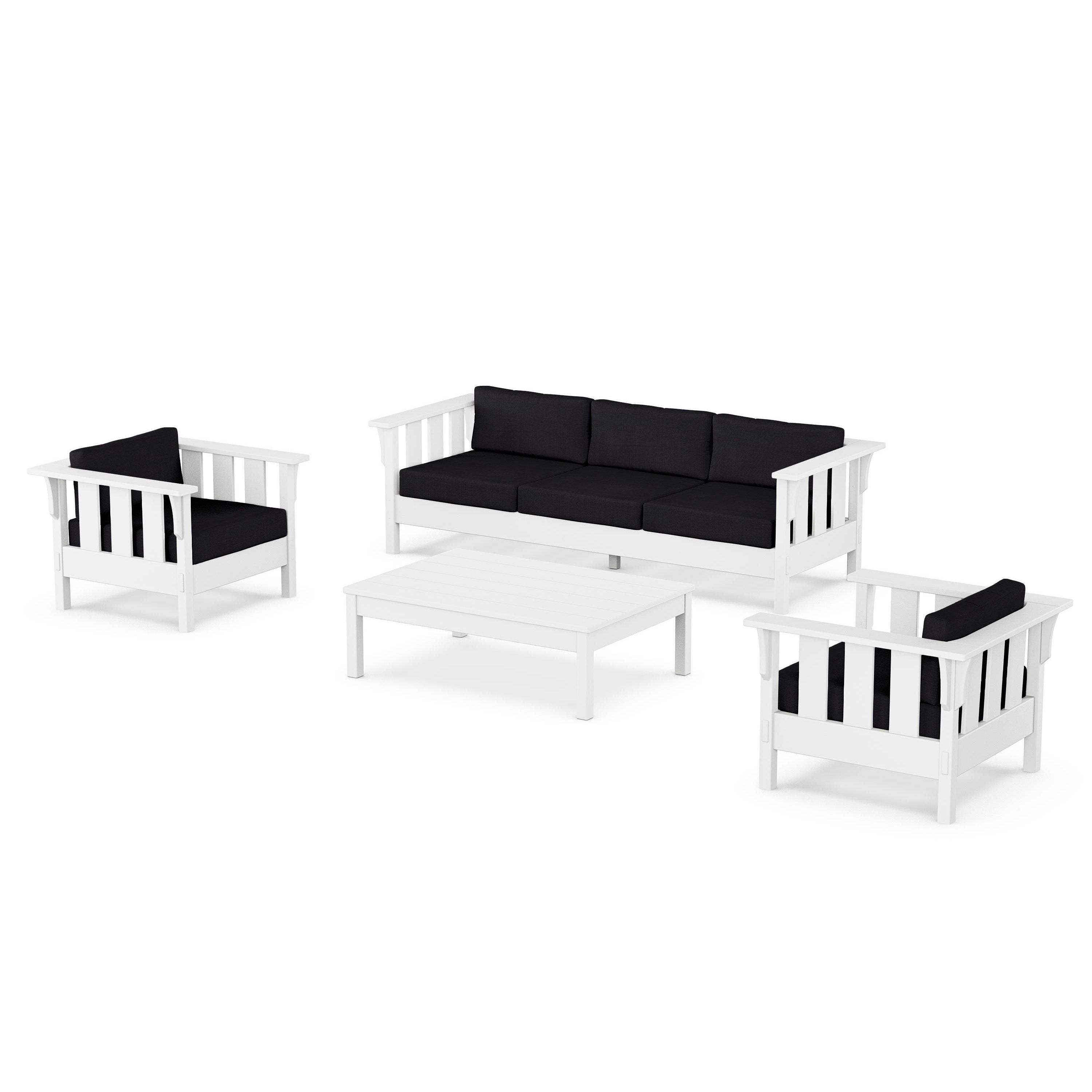 Acadia 4-Piece Deep Seating Set with Sofa