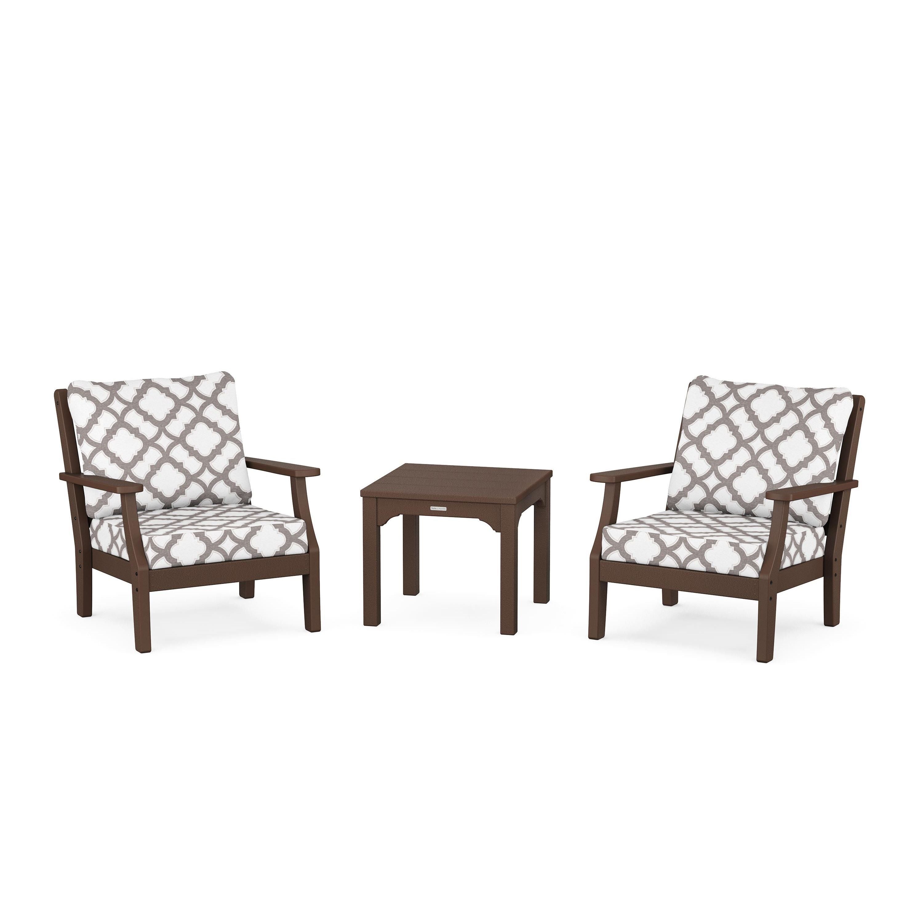 Chinoiserie 3-Piece Deep Seating Set