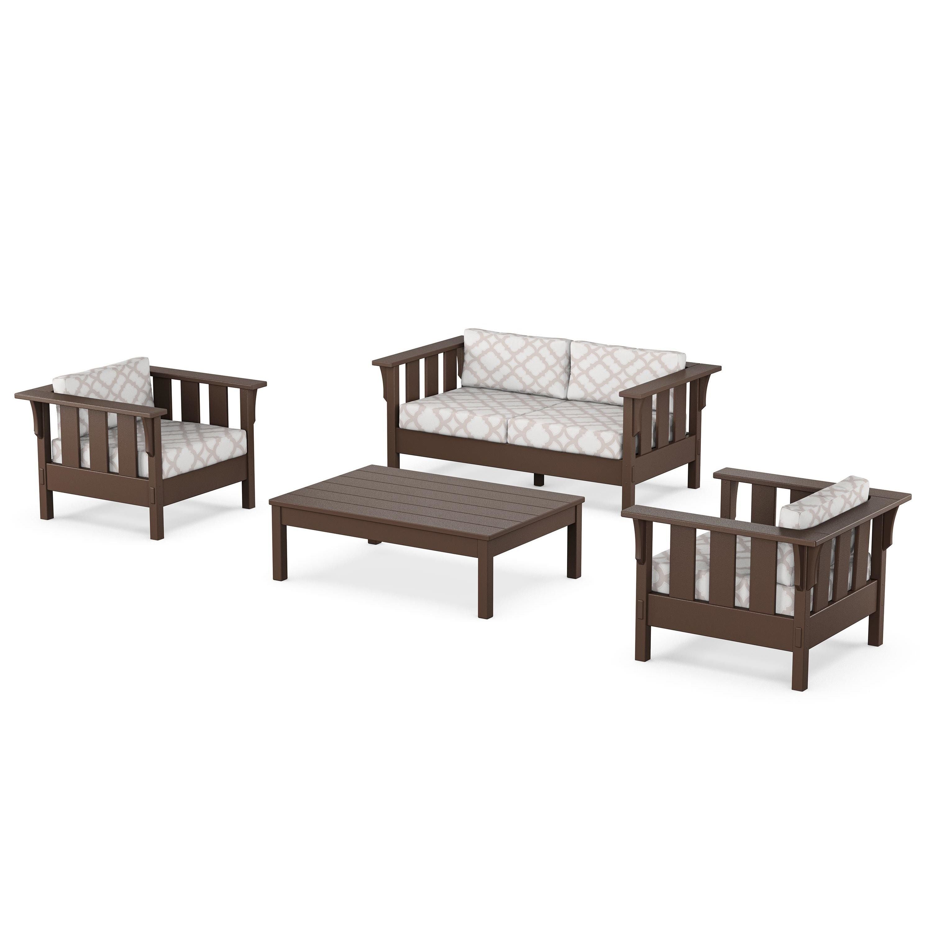 Acadia 4-Piece Deep Seating Set with Loveseat