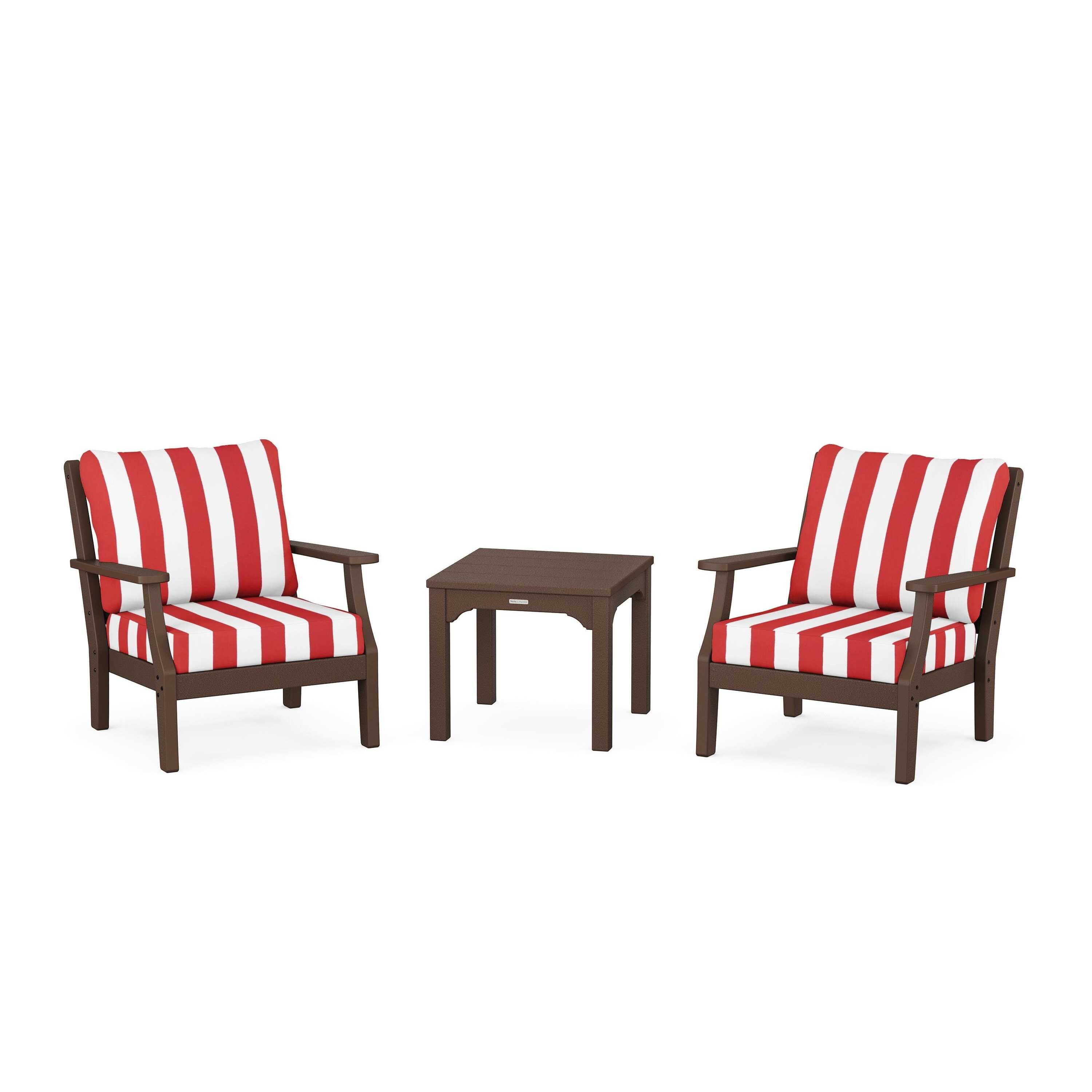 Chinoiserie 3-Piece Deep Seating Set