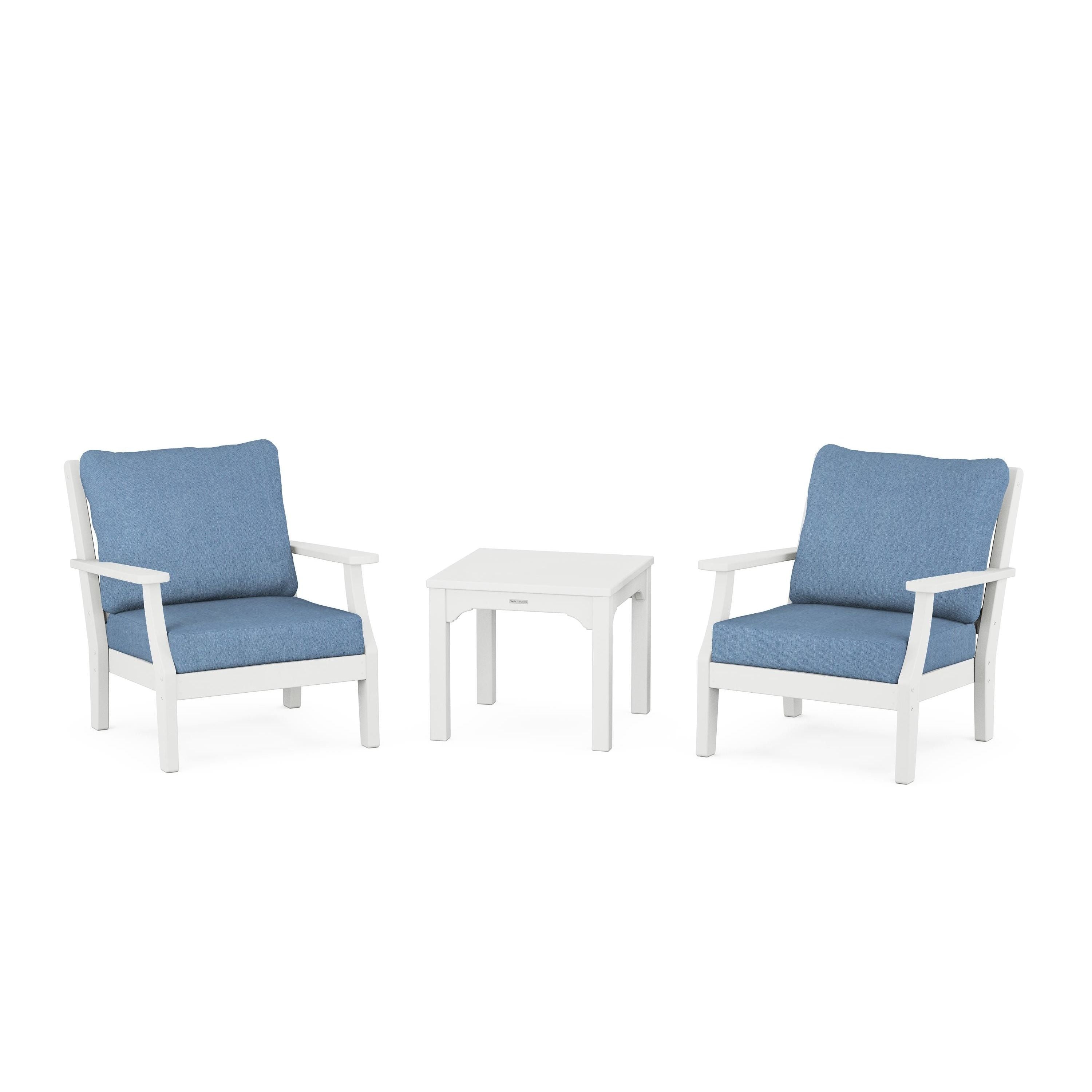 Chinoiserie 3-Piece Deep Seating Set