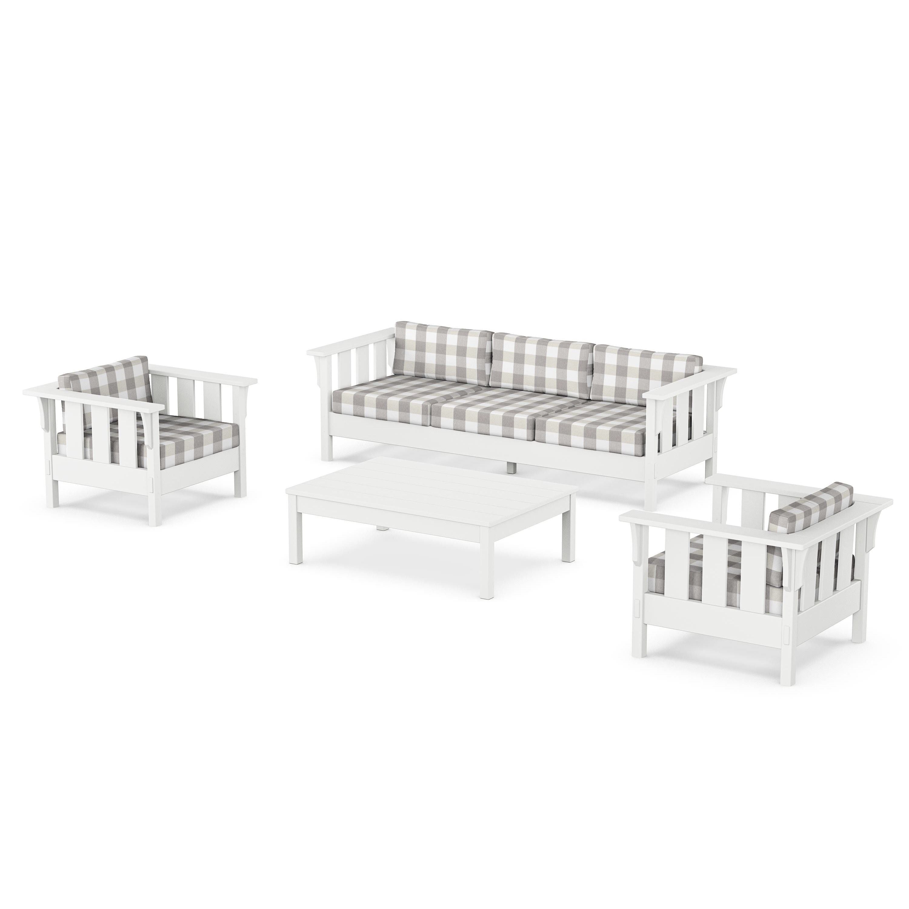 Acadia 4-Piece Deep Seating Set with Sofa