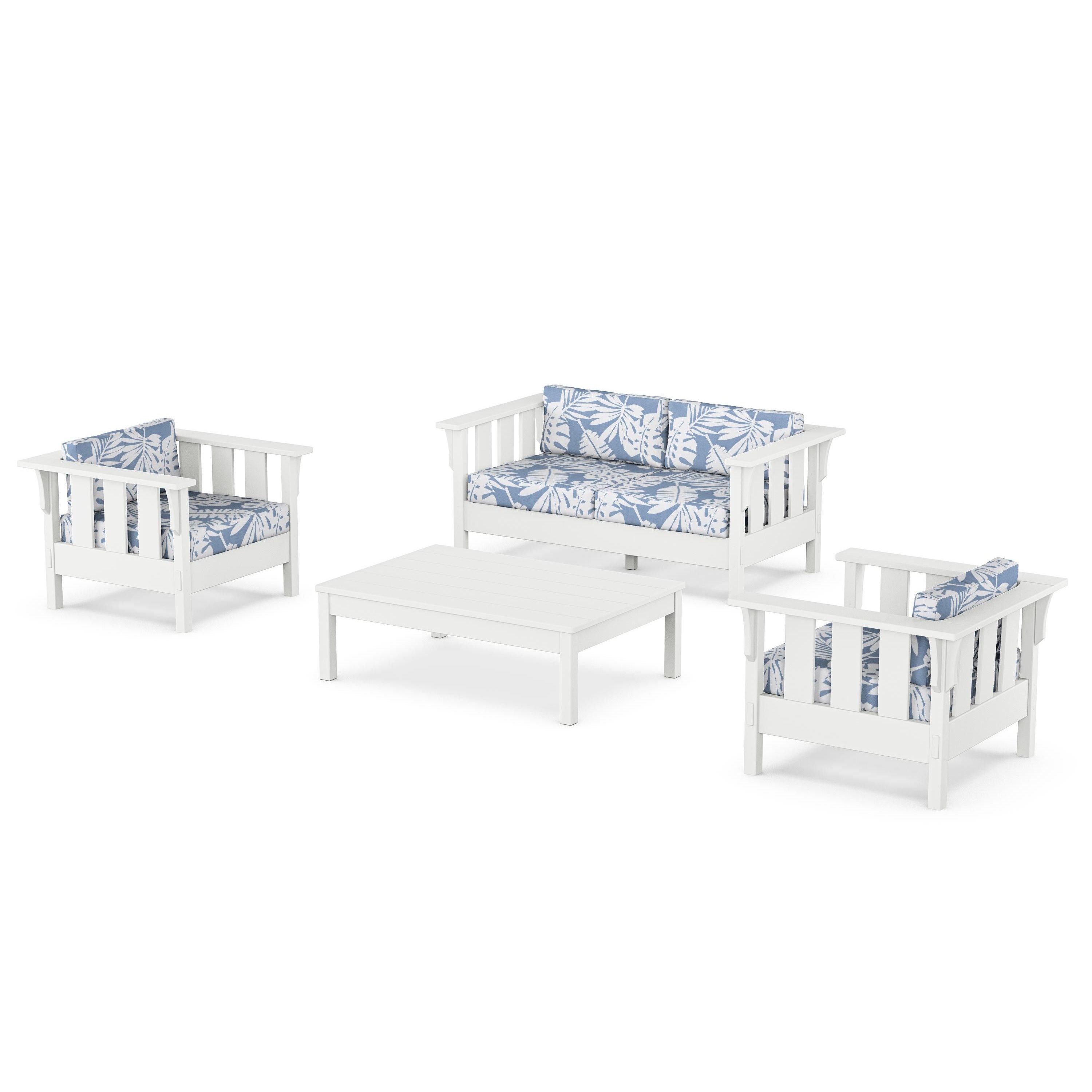 Acadia 4-Piece Deep Seating Set with Loveseat