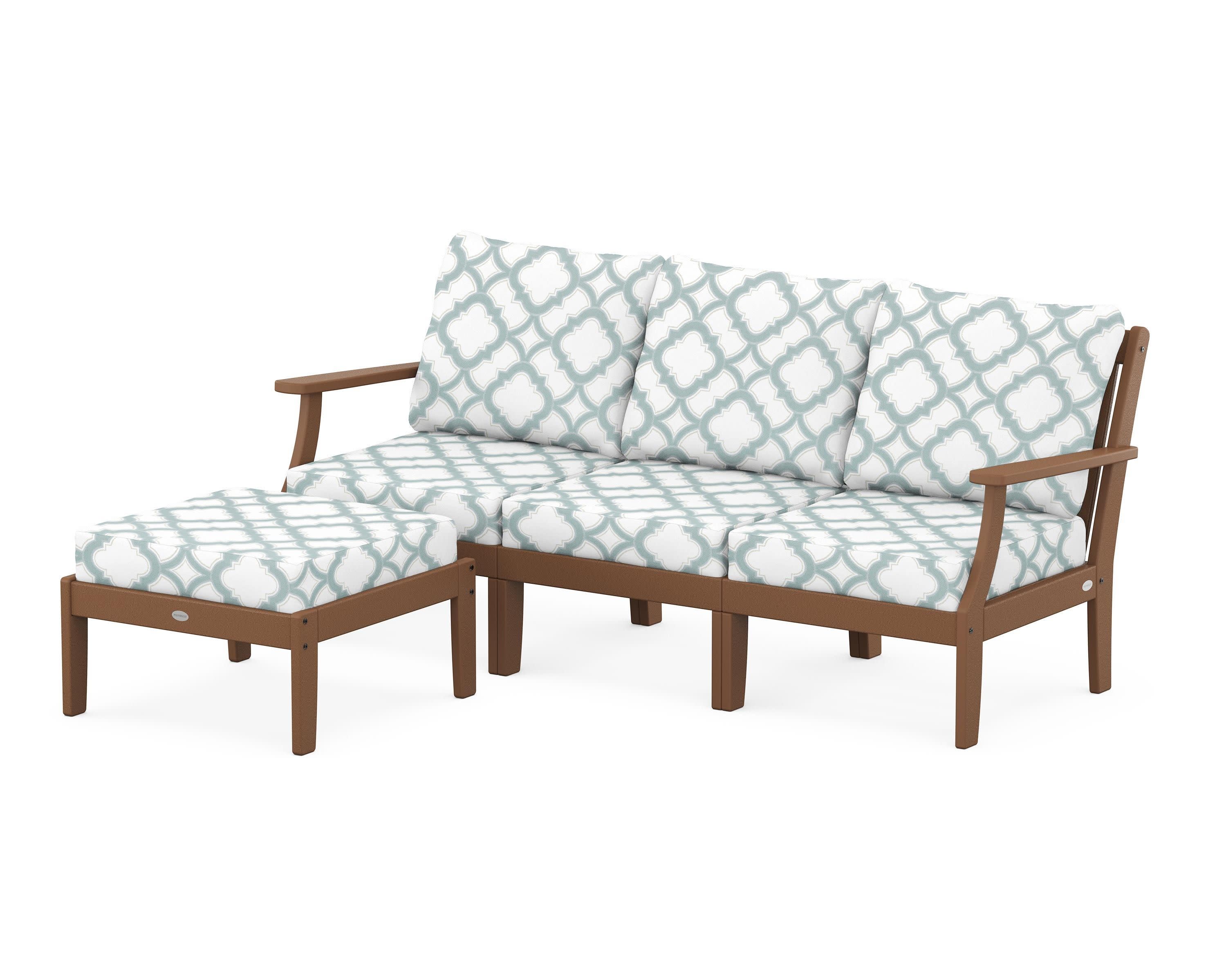 Braxton Modular 4-Piece Deep Seating Set with Ottoman