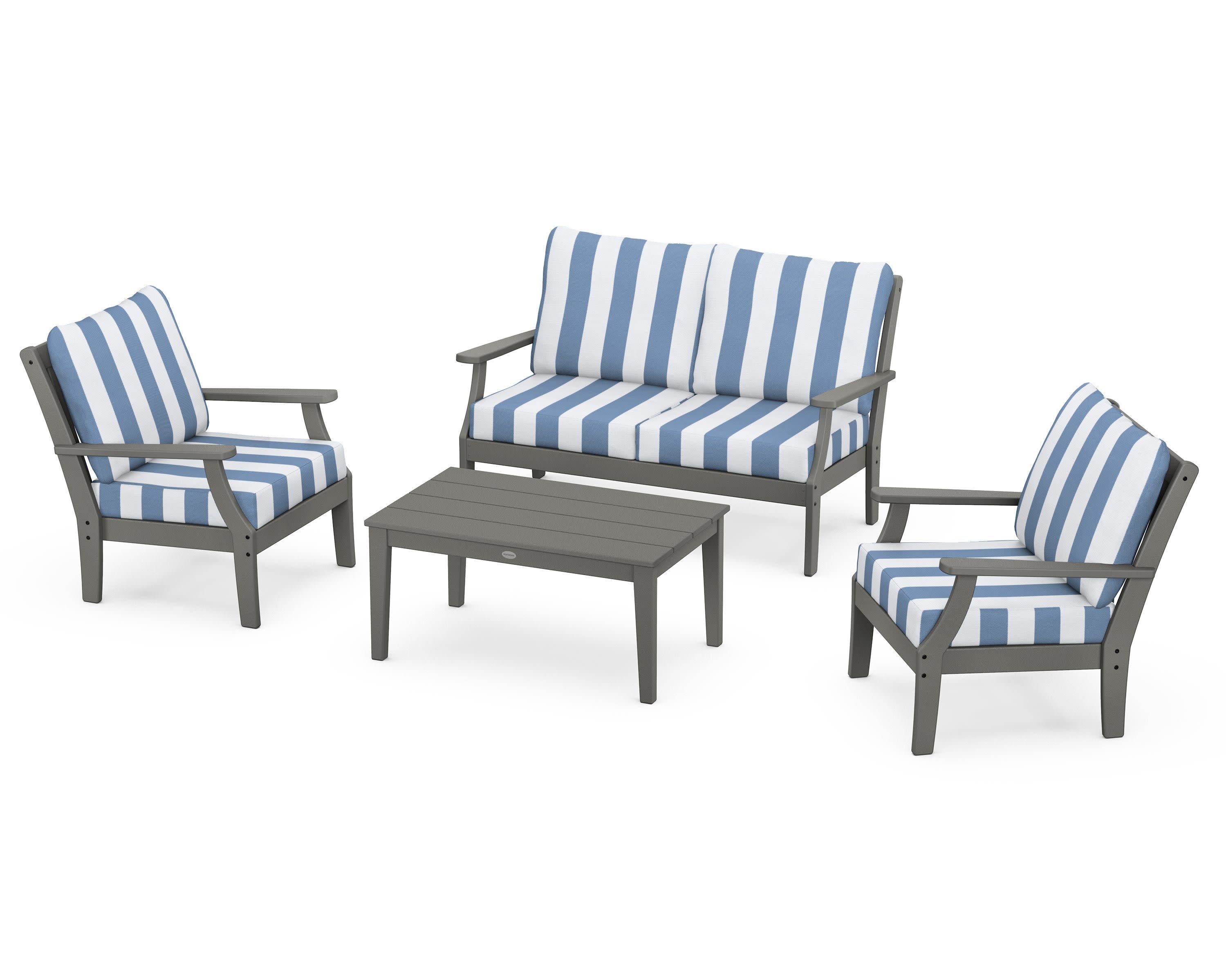 Braxton 4-Piece Deep Seating Chair Set
