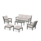 Chippendale 6-Piece Lounge Sofa Set