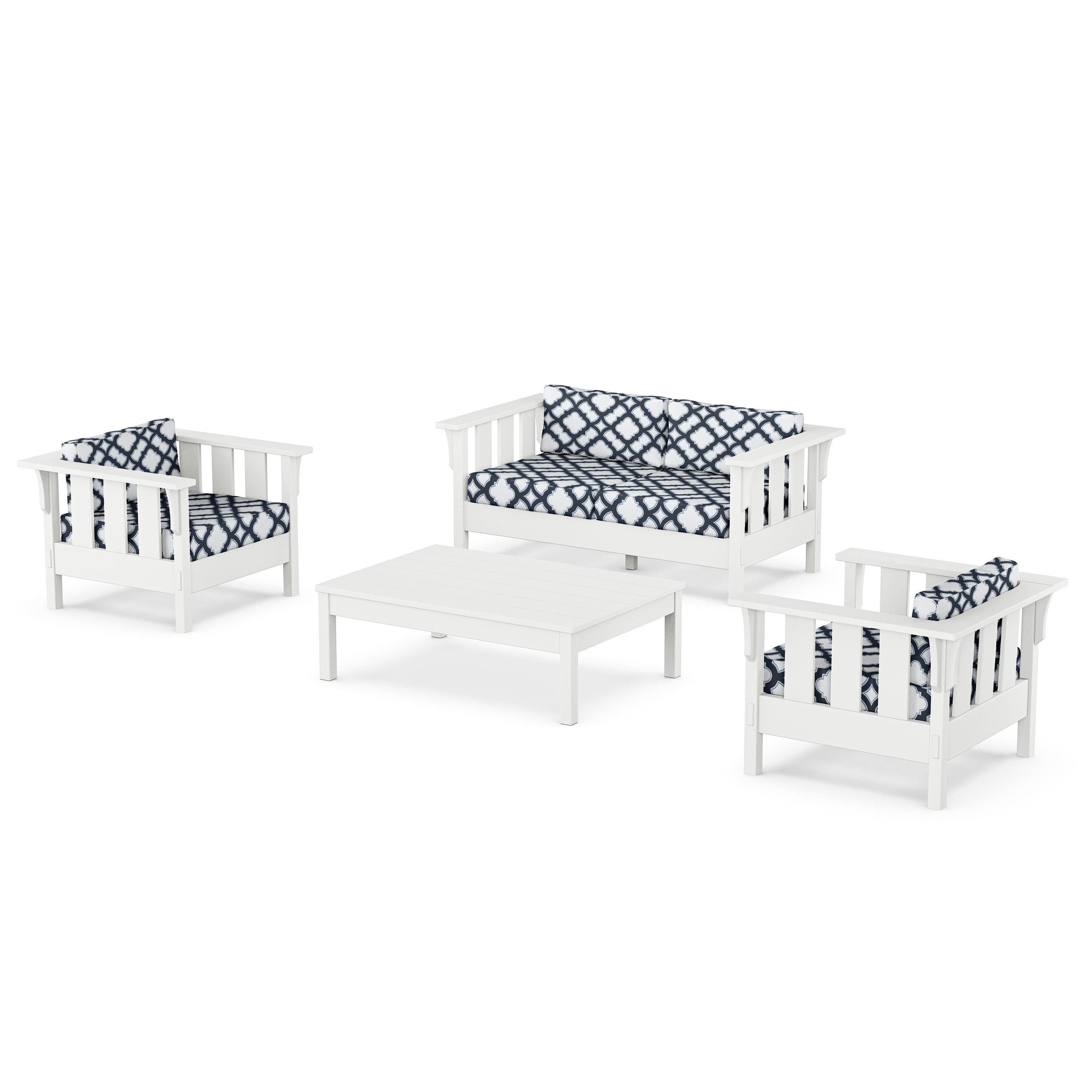 Acadia 4-Piece Deep Seating Set with Loveseat