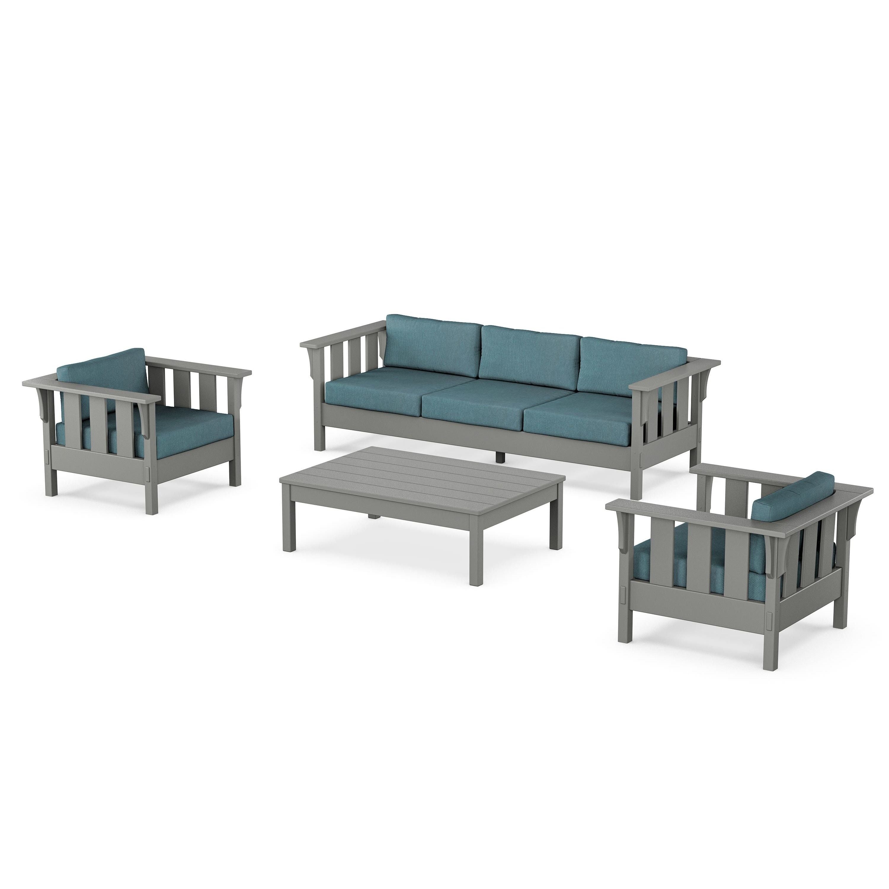 Acadia 4-Piece Deep Seating Set with Sofa