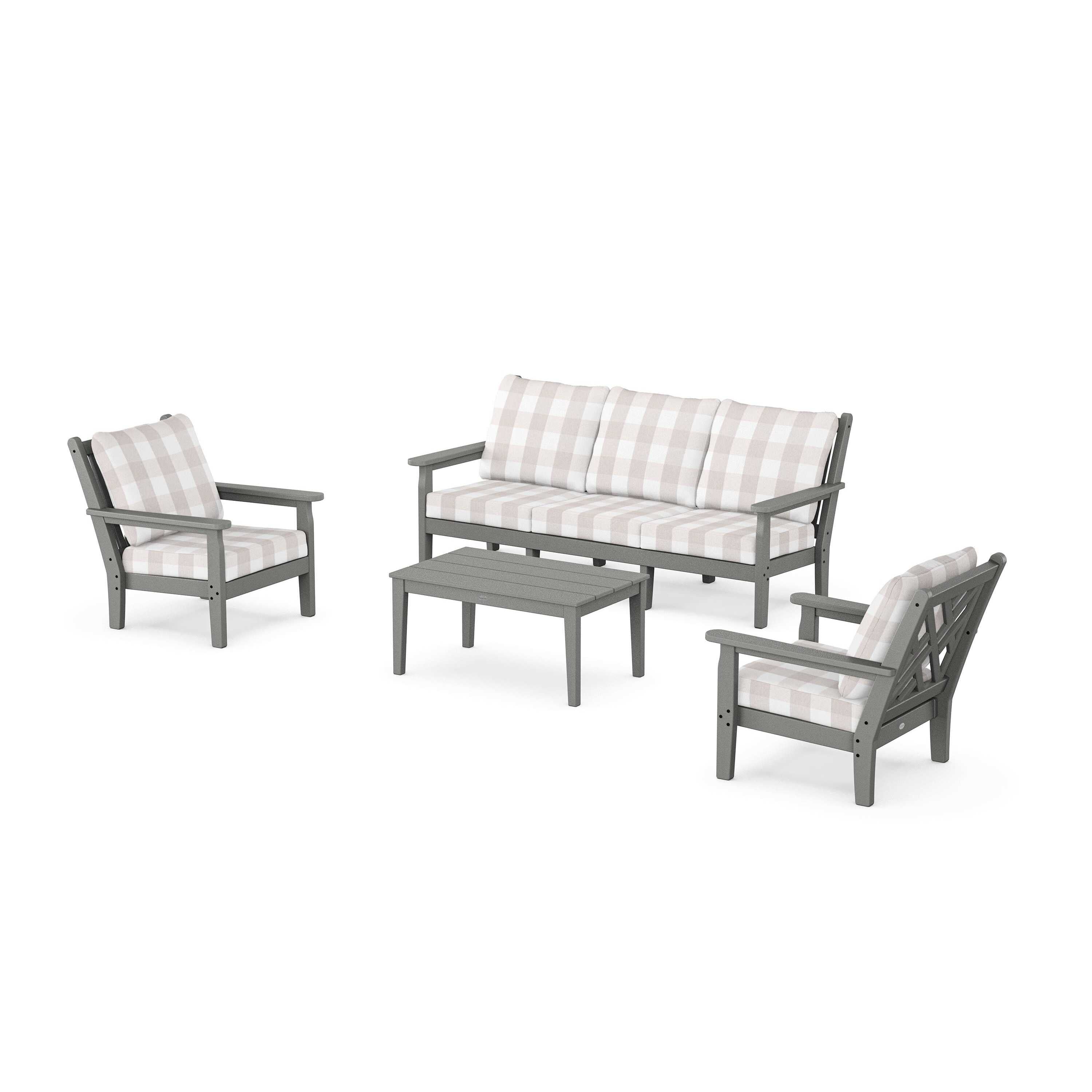 Chippendale 4-Piece Deep Seating Set with Sofa