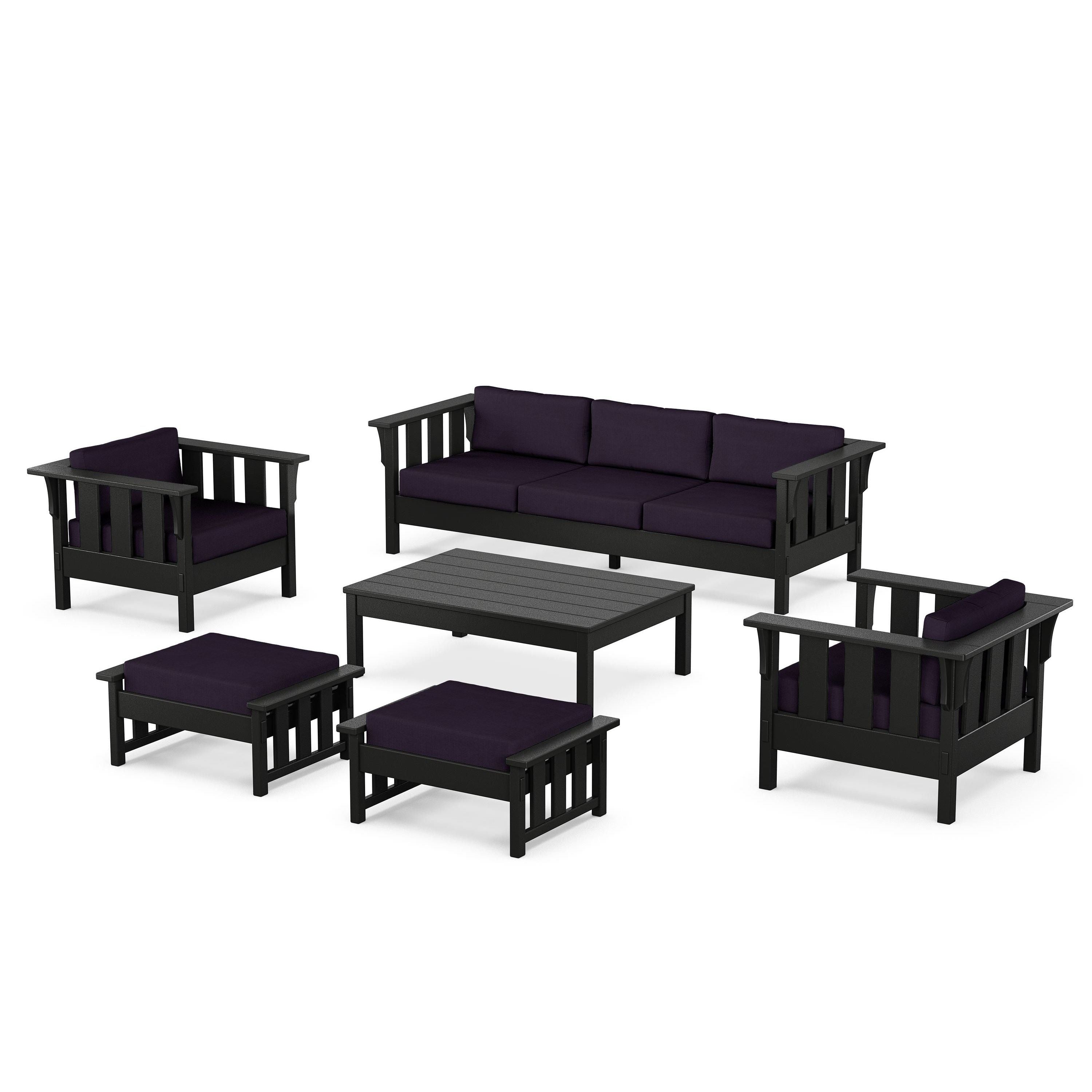 Acadia 6-Piece Lounge Sofa Set