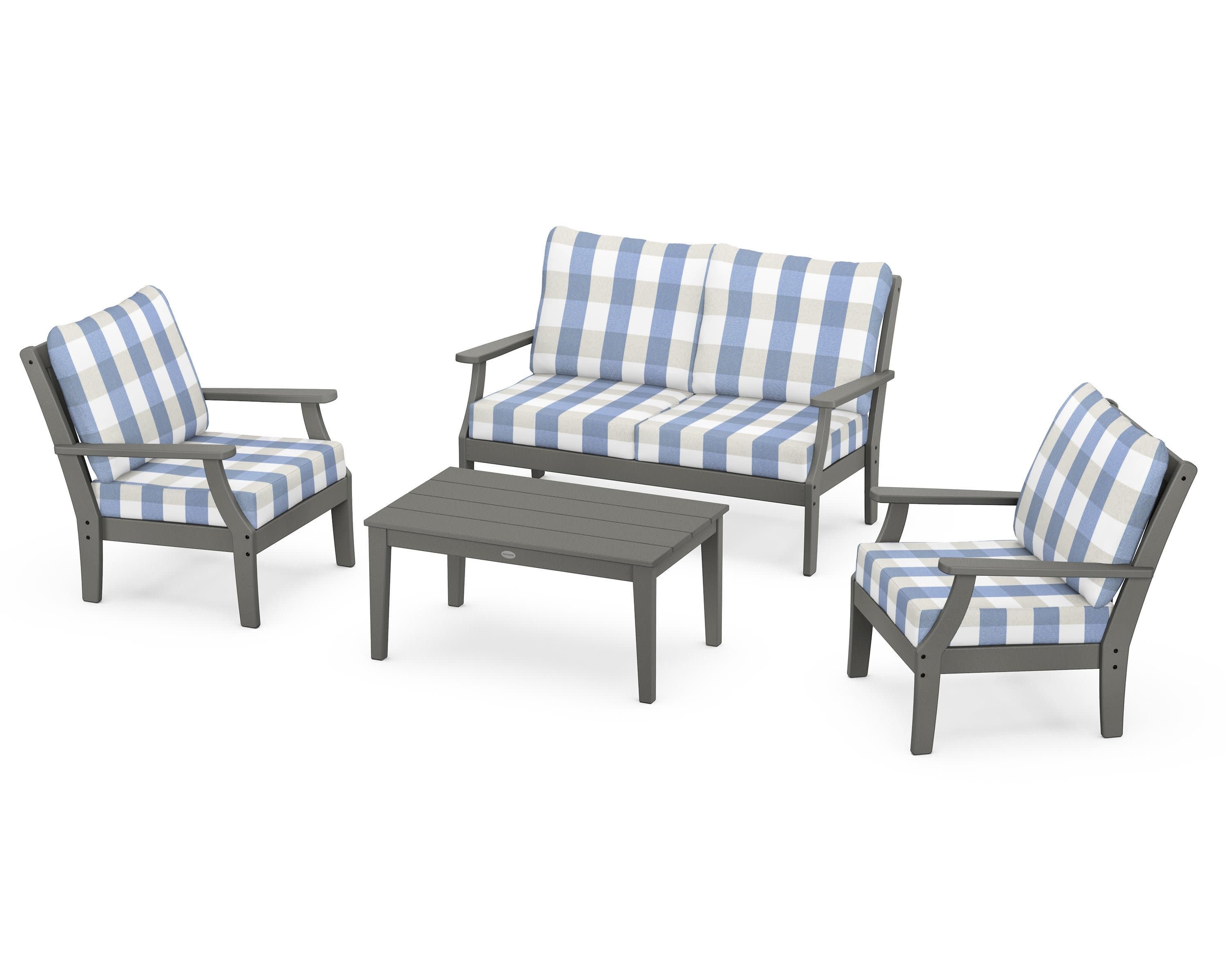 Braxton 4-Piece Deep Seating Chair Set