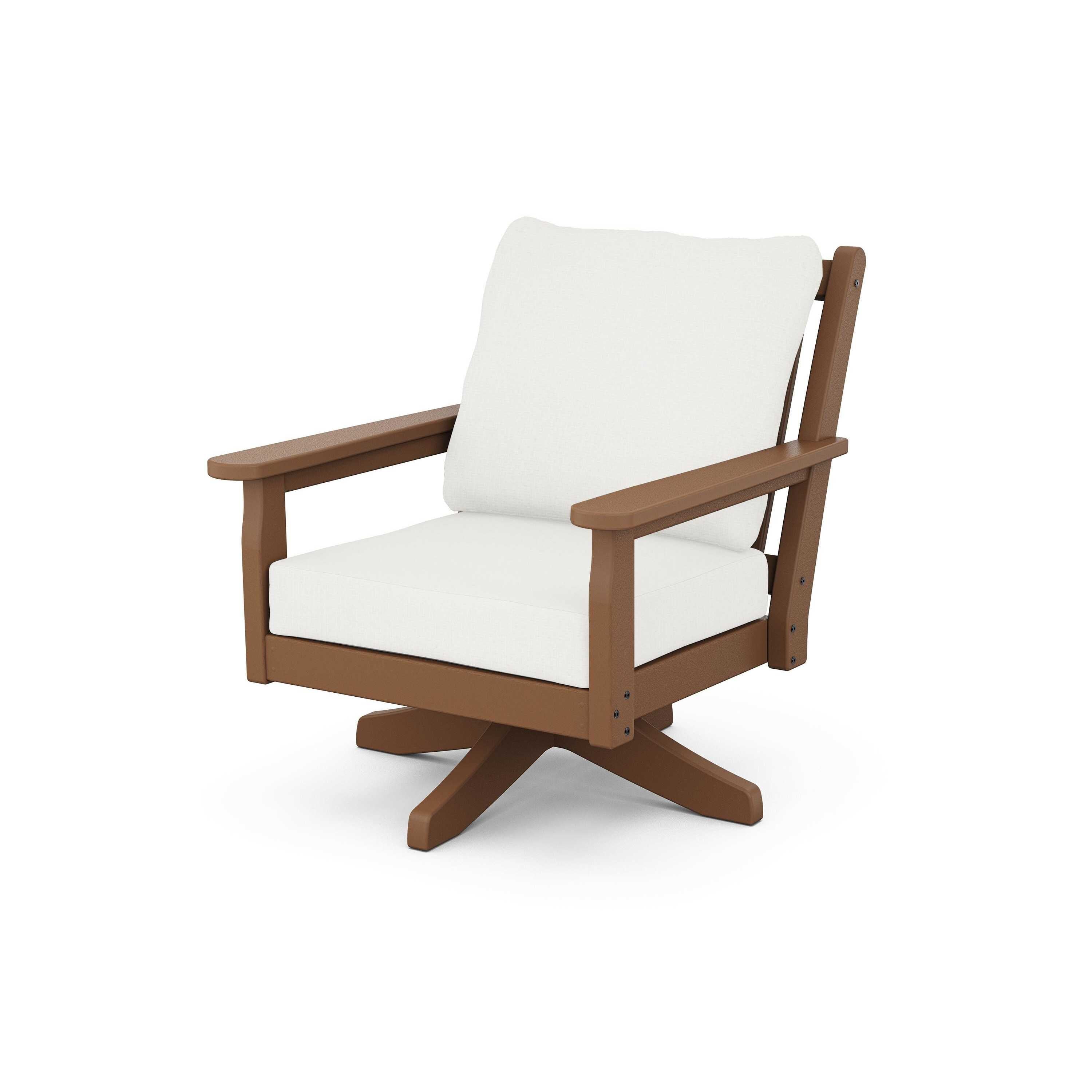 Chippendale Deep Seating Swivel Chair