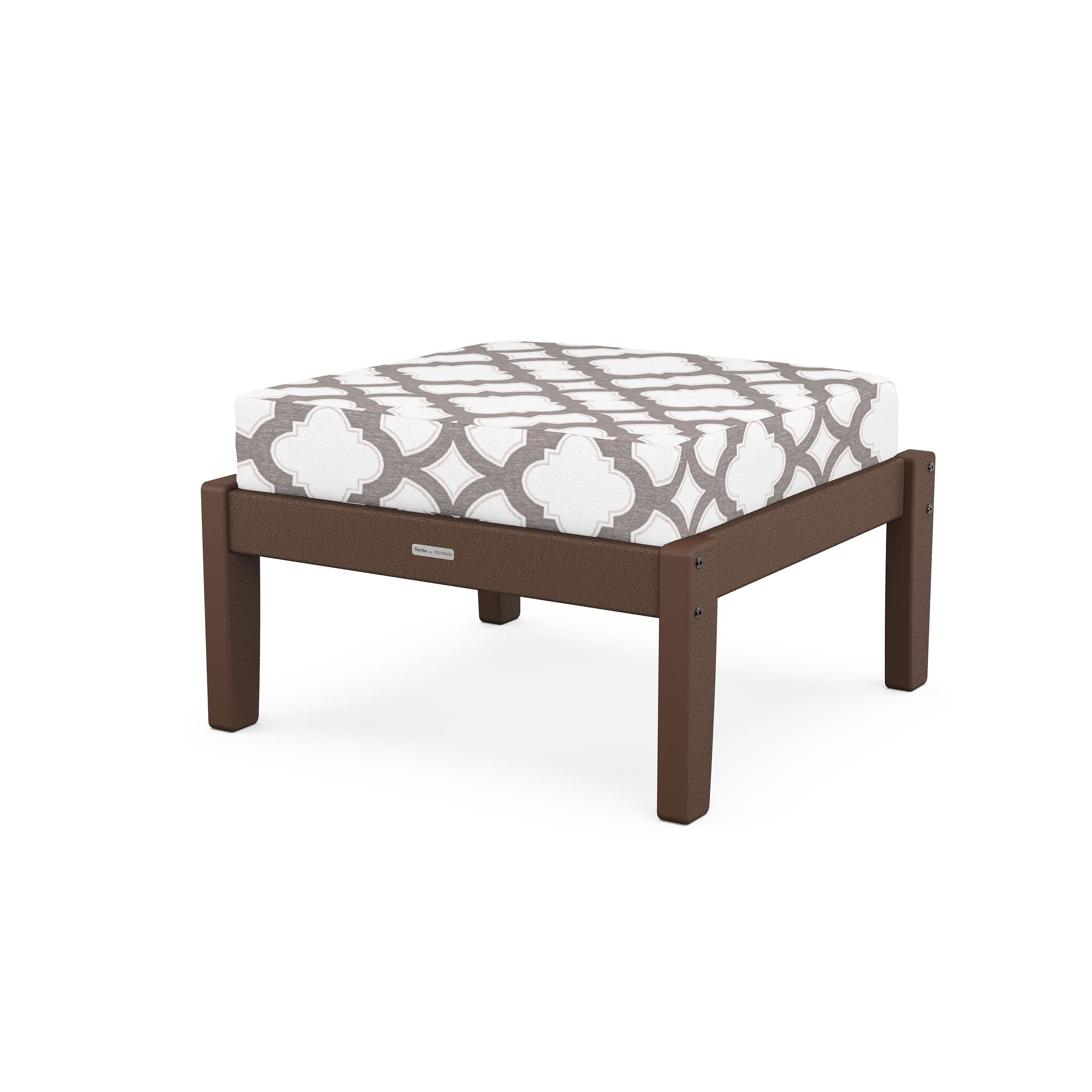 Chinoiserie Deep Seating Ottoman