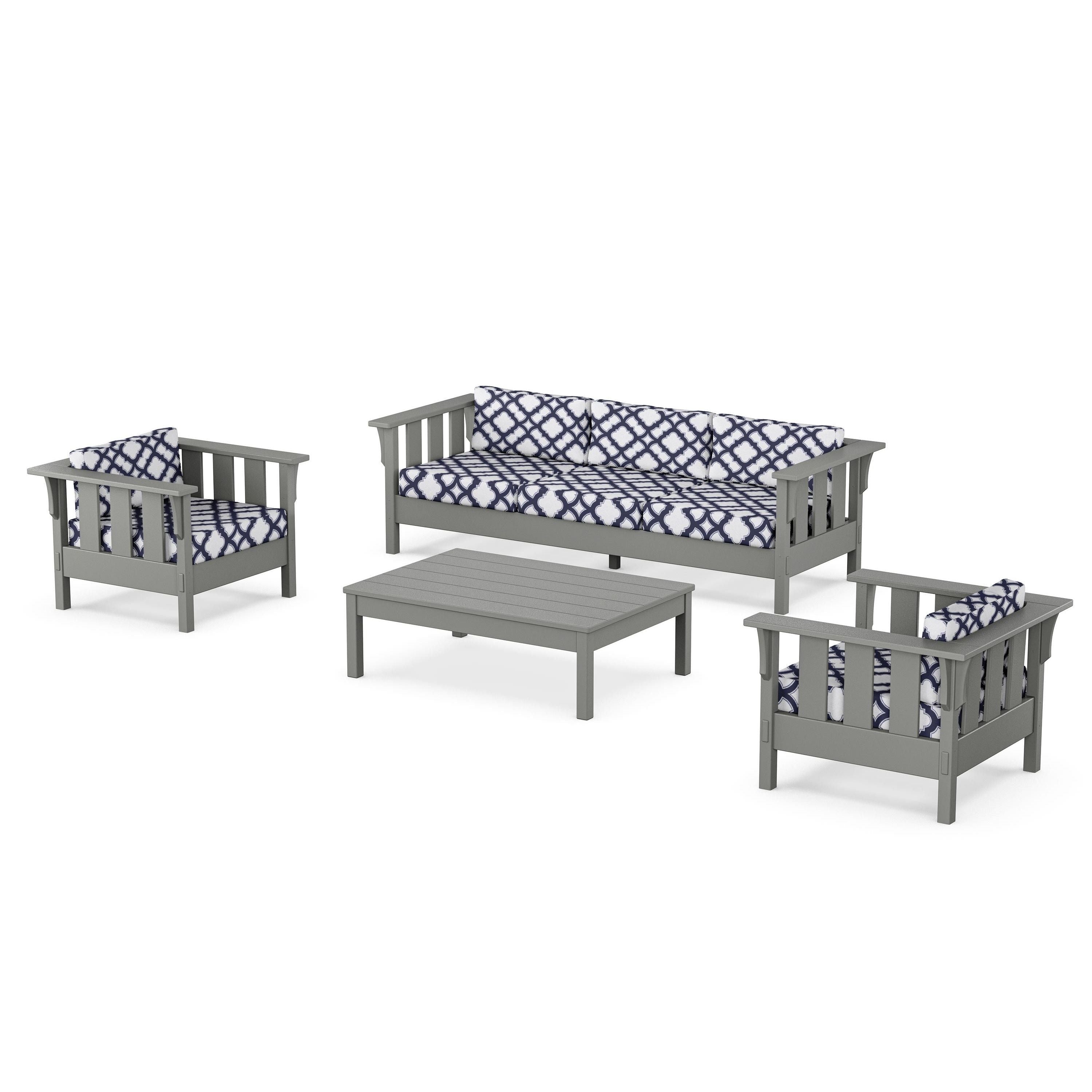 Acadia 4-Piece Deep Seating Set with Sofa