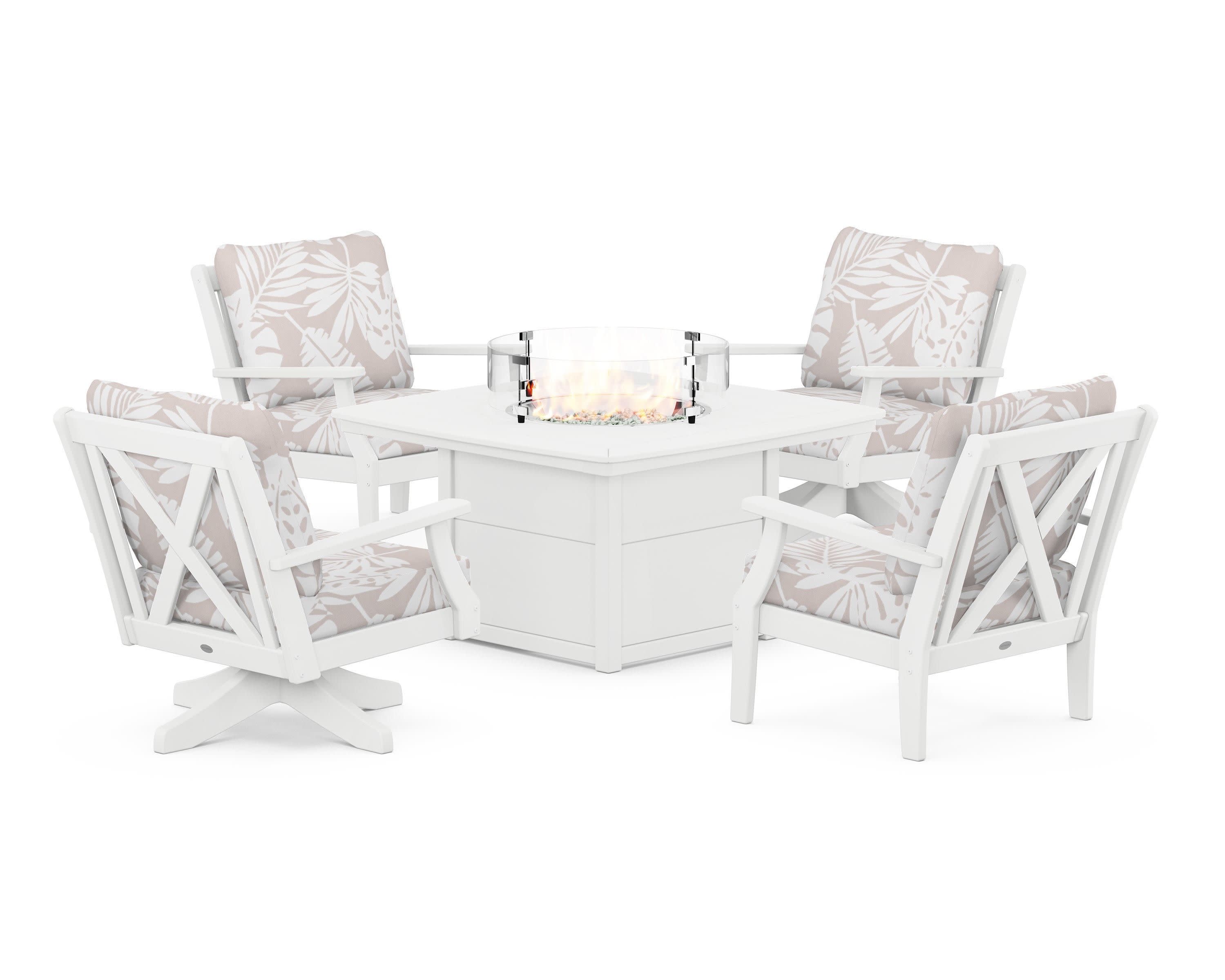 Braxton 5-Piece Deep Seating Set with Fire Table